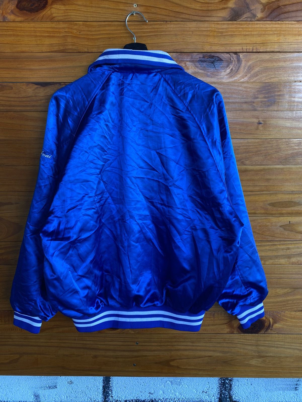 Japanese Brand Zett Baseball Gear Matsuba New Ceramics Blue Varsity Jacket Size US L / EU 52-54 / 3 - 10 Thumbnail