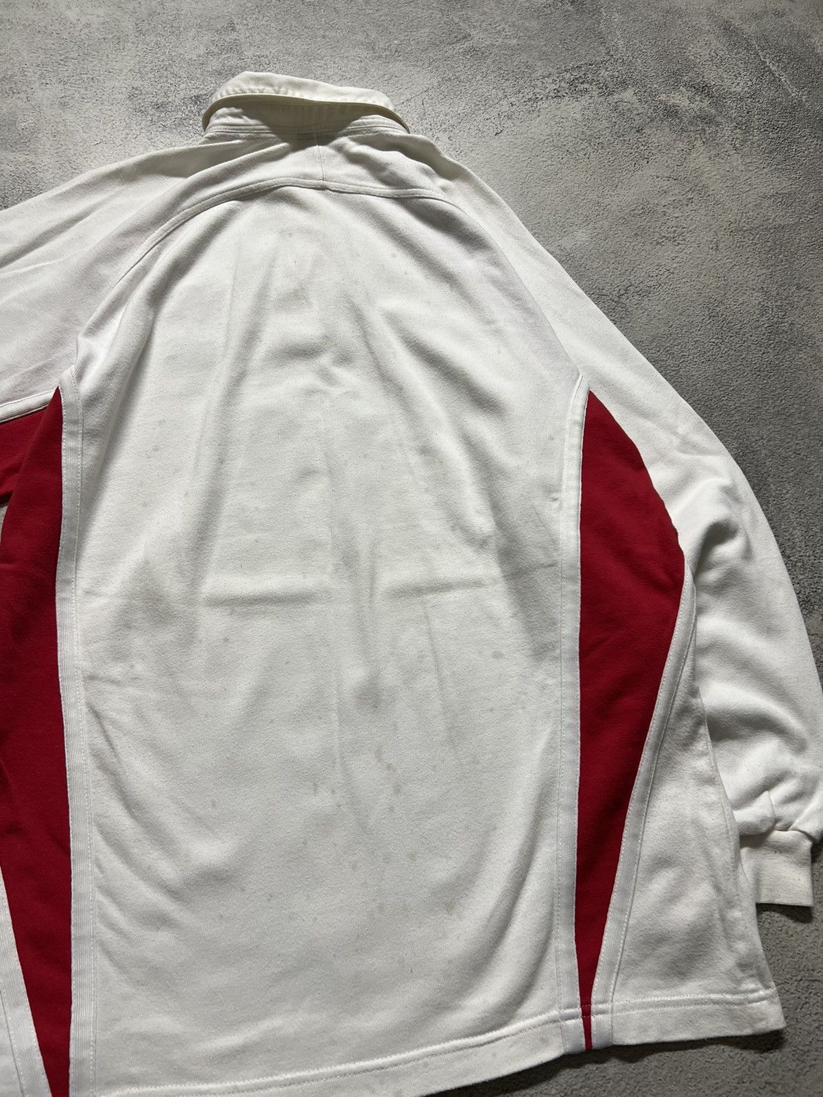 Nike × Vintage Vintage Blokecore Nike England 02 Rugby Longsleeve Polo Size US M / EU 48-50 / 2 - 6 Thumbnail