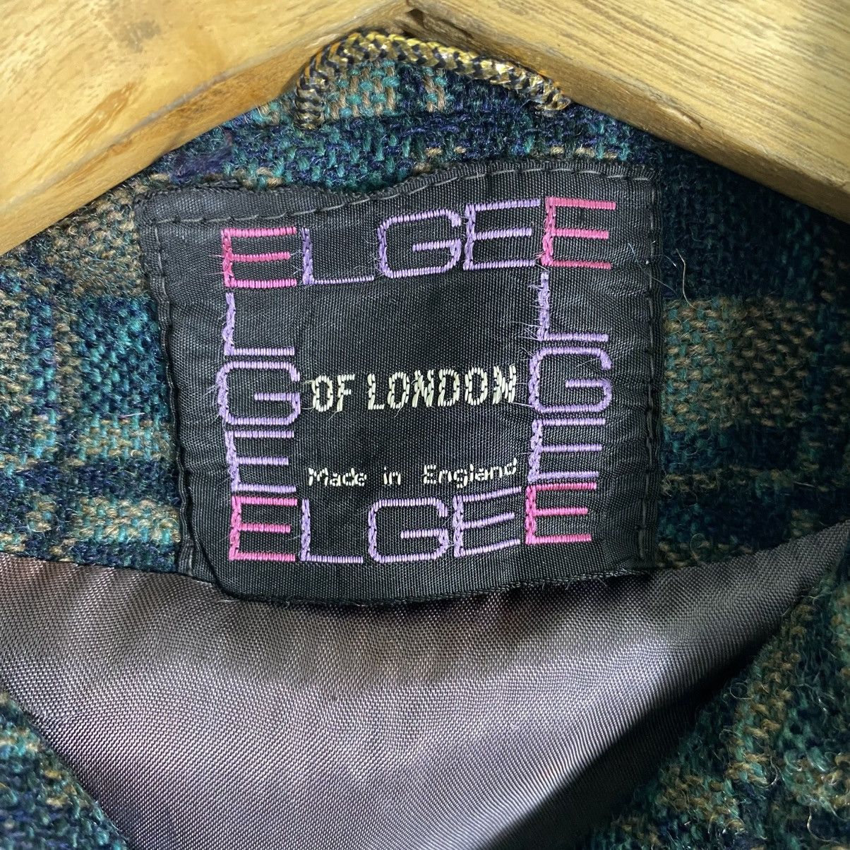 Other Vintage 60s Elgee Of London Wool Long Button Jacket Size M / US 6-8 / IT 42-44 - 6 Thumbnail