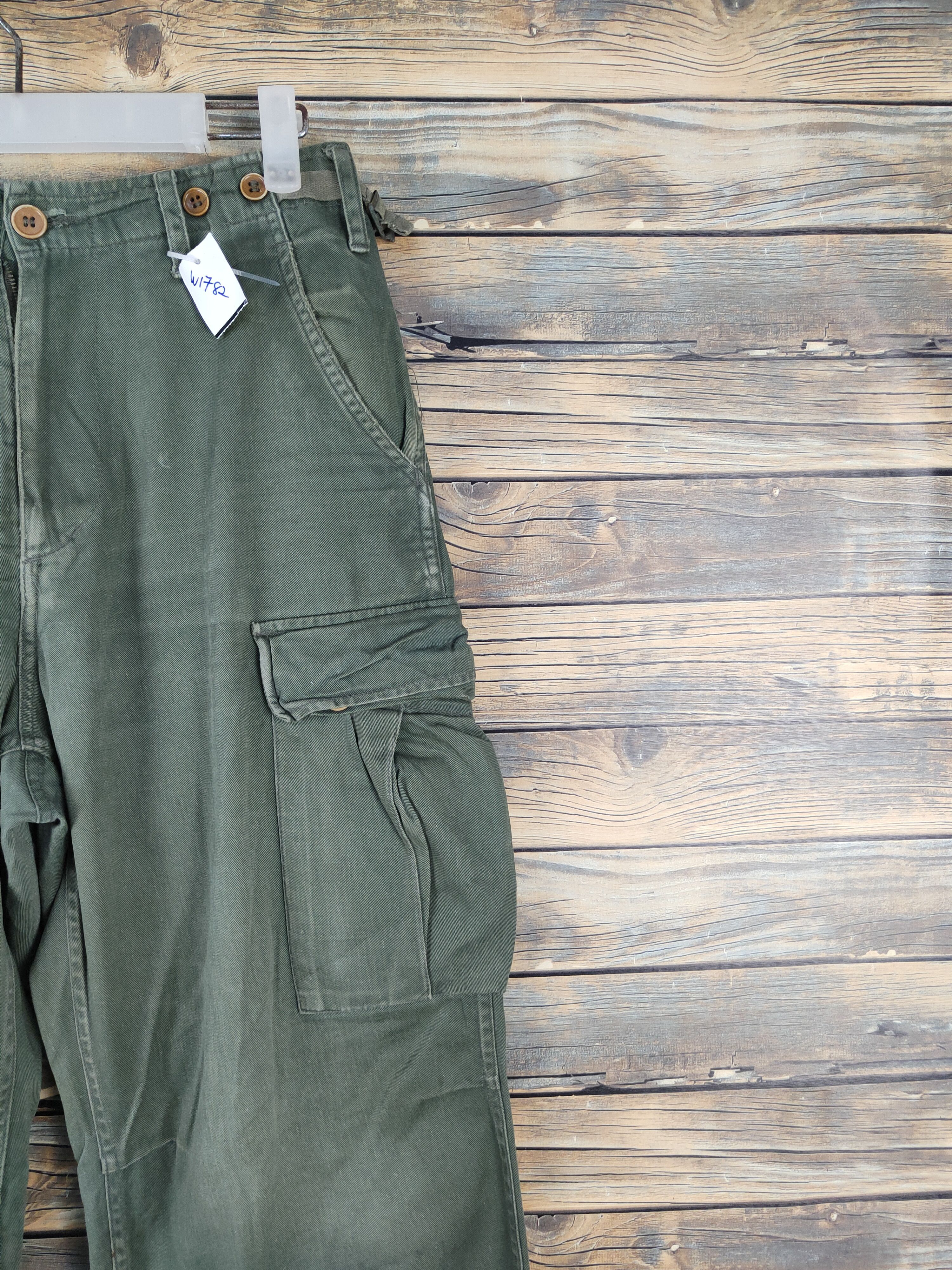 Japanese Brand Turky Baer Multipocket army Tactical Cargo Pants #W 1782 Size US 29 - 5 Thumbnail