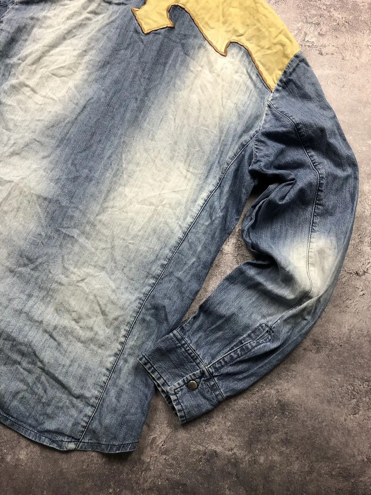 Dolce & Gabbana DOLCE&GABBANA Vintage J&ANS AvantgardeStreetwear Denim Shirt Size US L / EU 52-54 / 3 - 14 Thumbnail