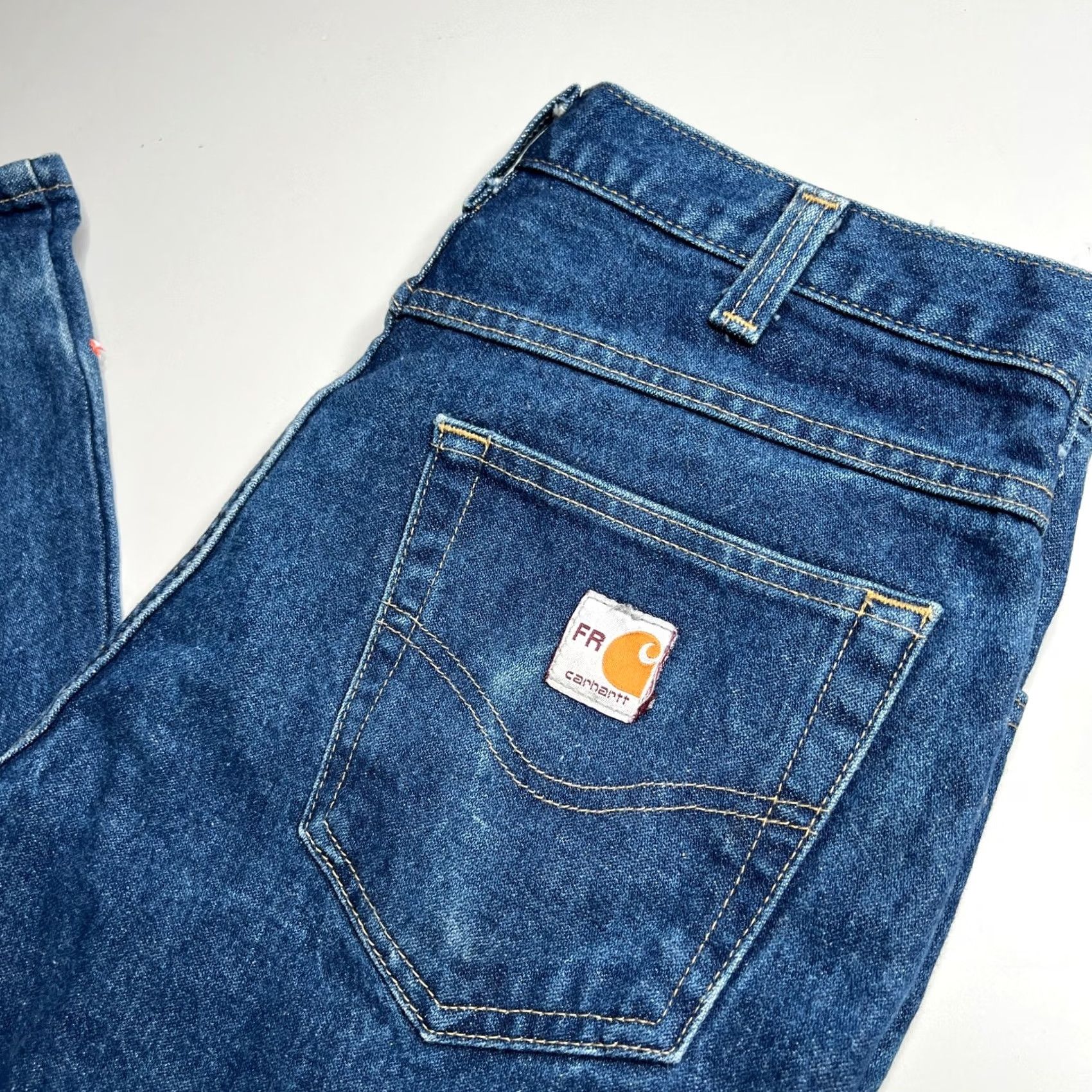 Carhartt Carhartt FR Flame Resistant Denim Jeans Blue Workwear 34x30 Size US 34 / EU 50 - 2 Thumbnail