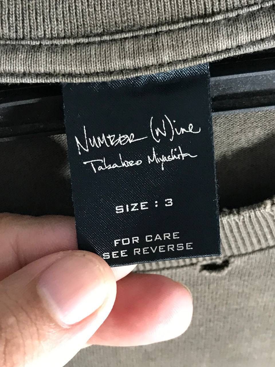Number (N)ine Mthrfckr distressed design punk number nine Size US L / EU 52-54 / 3 - 10 Thumbnail