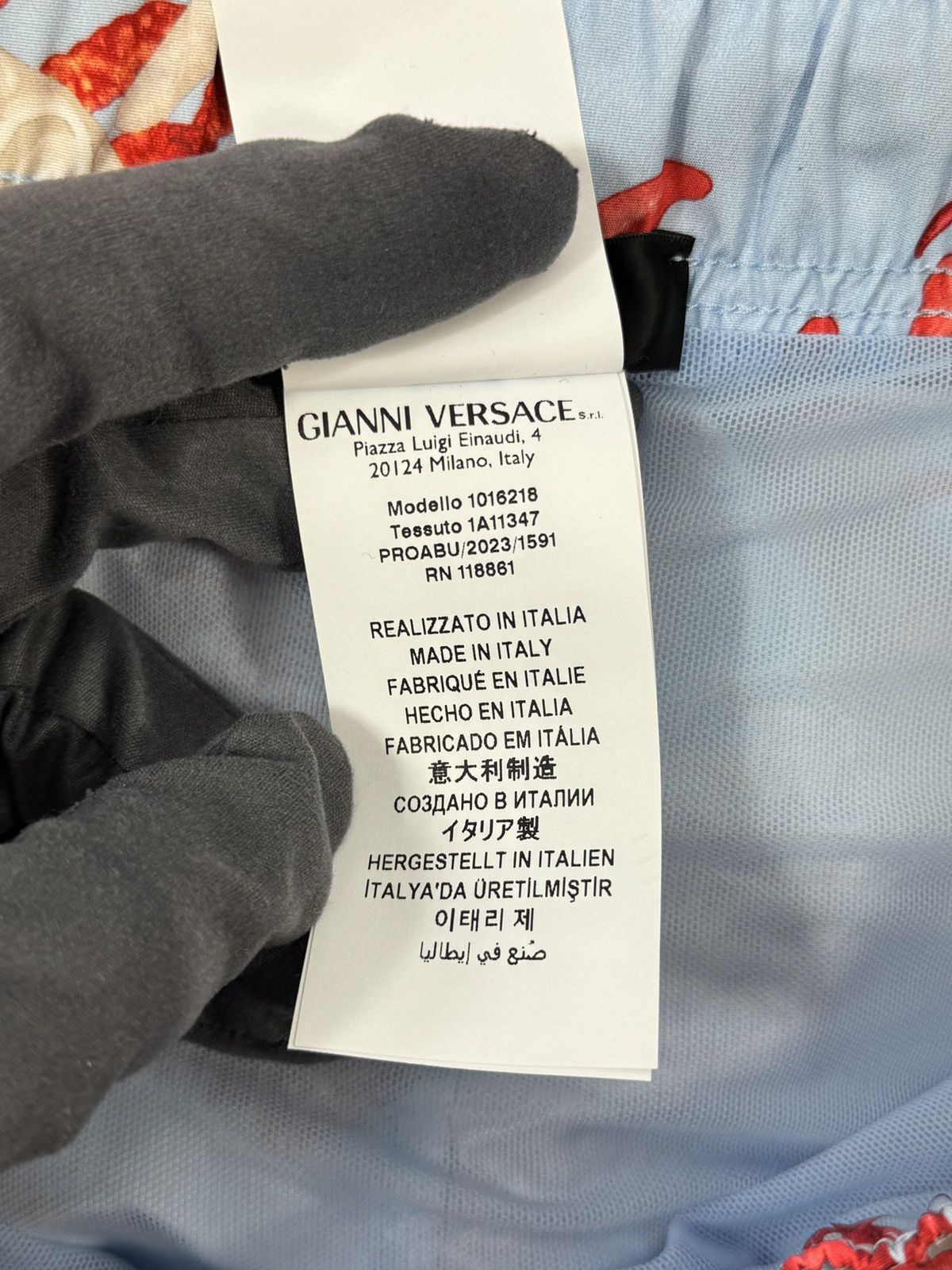 Versace SEASCAPE PRINT SWIM SHORTS Size US 34 / EU 50 - 5 Thumbnail