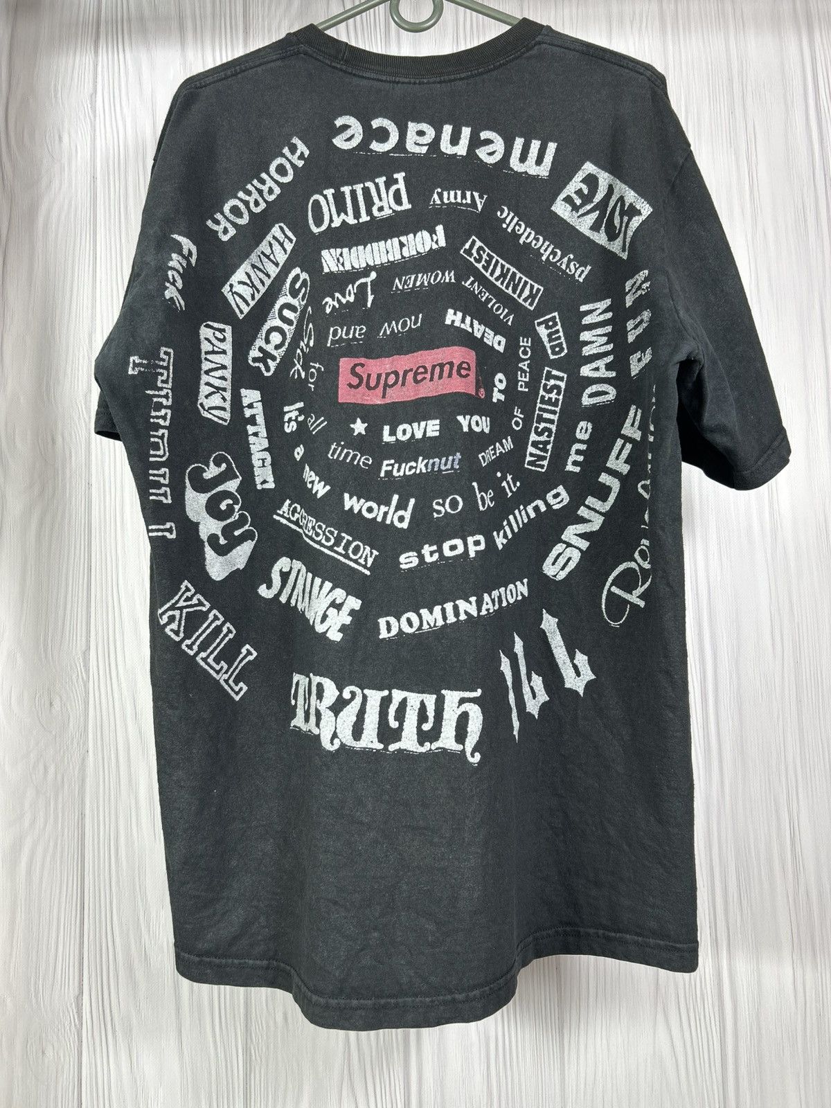 Supreme Supreme Spiral Logo T-Shirt Size L Size US L / EU 52-54 / 3 - 5 Thumbnail