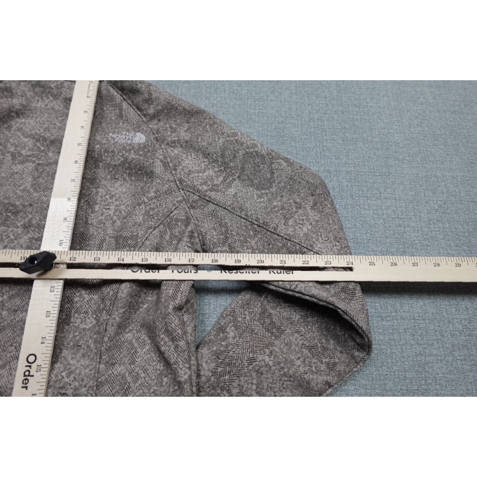 The North Face The North Face Women's Soft Shell Jacket Adult Small Gray Snakeskin Fleece Lined Zip Size S / US 4 / IT 40 - 7 Thumbnail