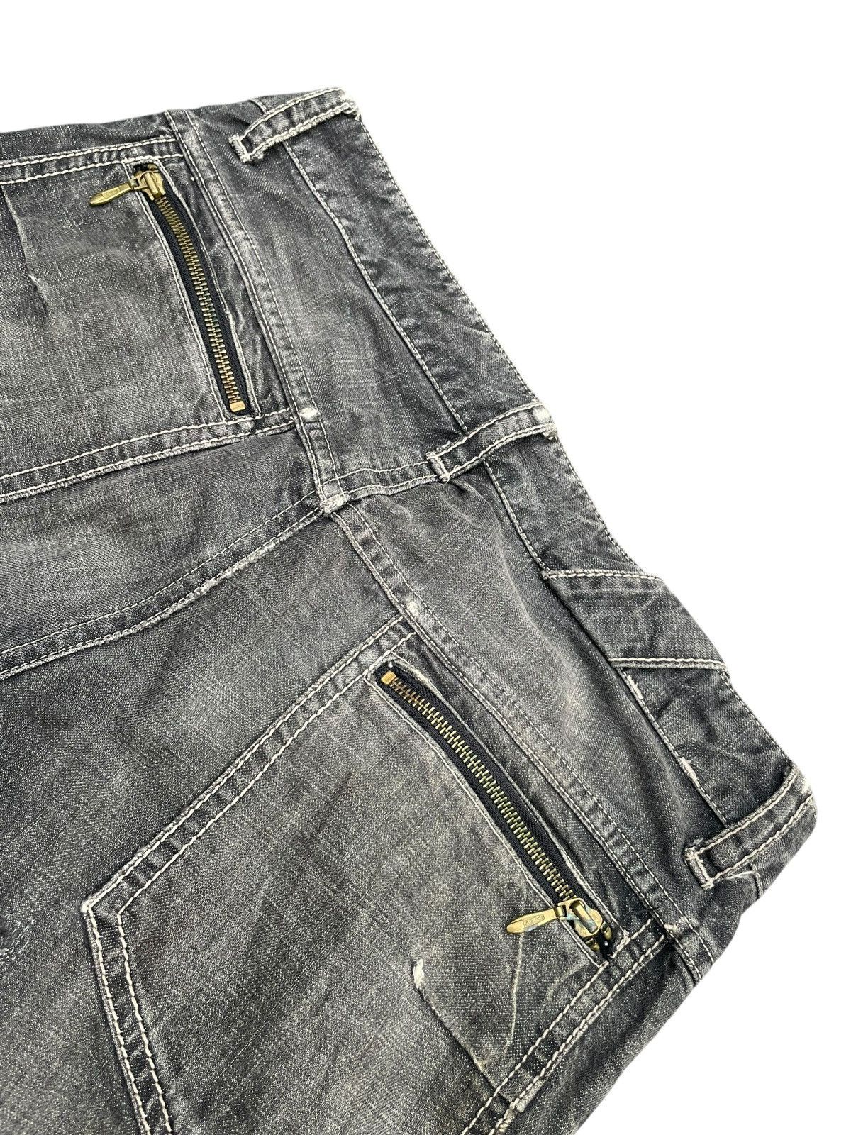 Yohji Yamamoto Against All Risk Distresed Jeans Size US 35 - 13 Thumbnail