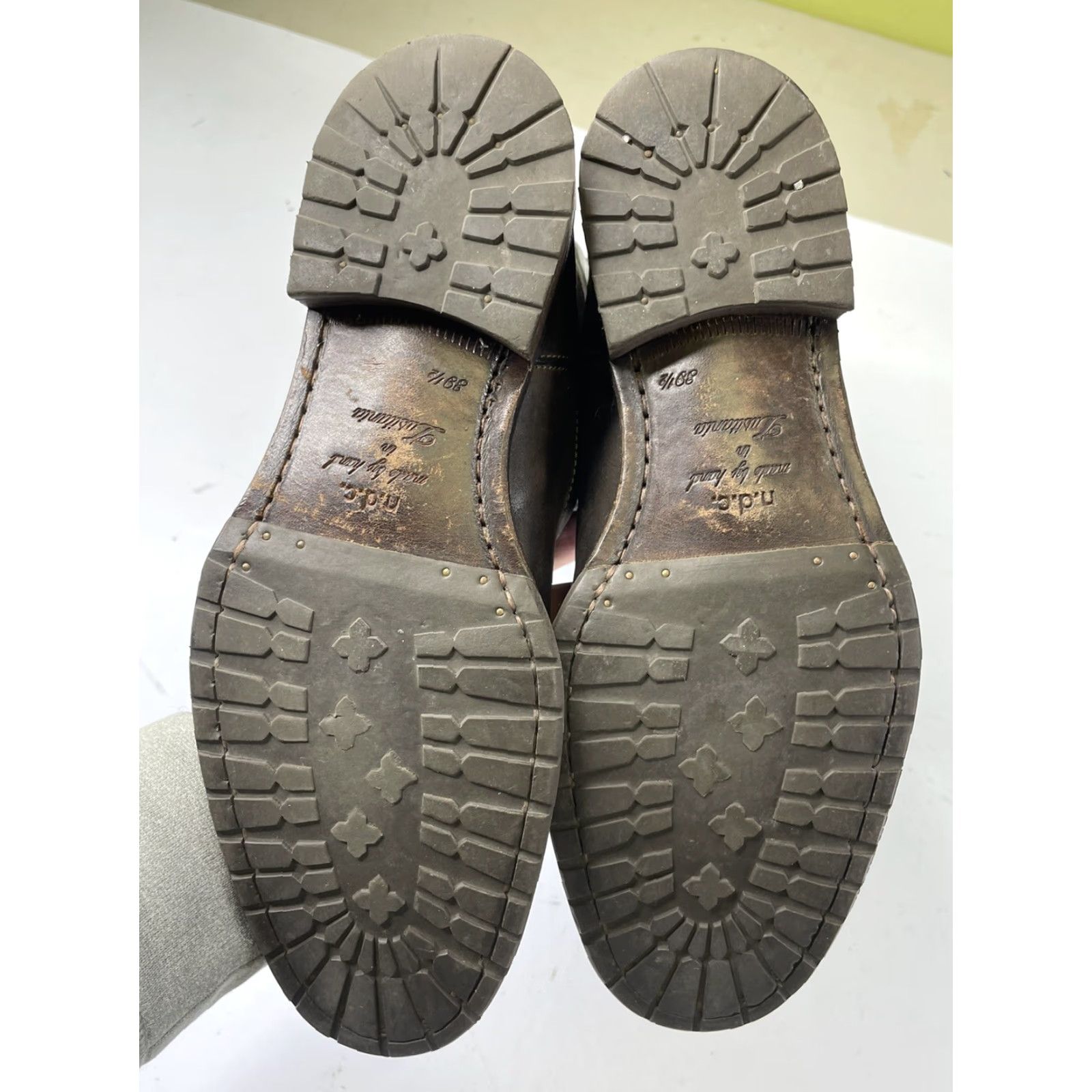n.d.c. Made By Hand Women's Tall Leather Boots 39.5EU 9US Made in Lusitania