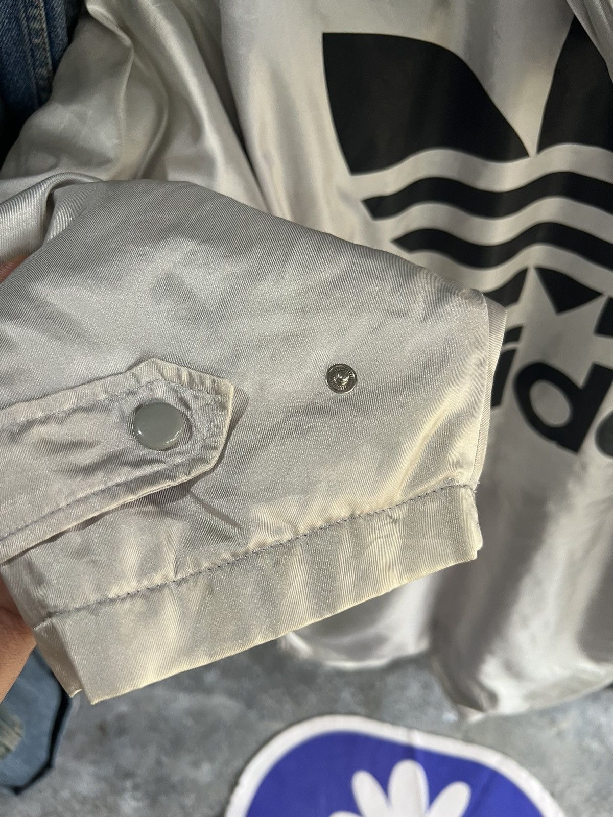 Adidas 🔥Vintage Adidas Descente Trefoil Coach Sherpa Jacket Size US L / EU 52-54 / 3 - 4 Thumbnail