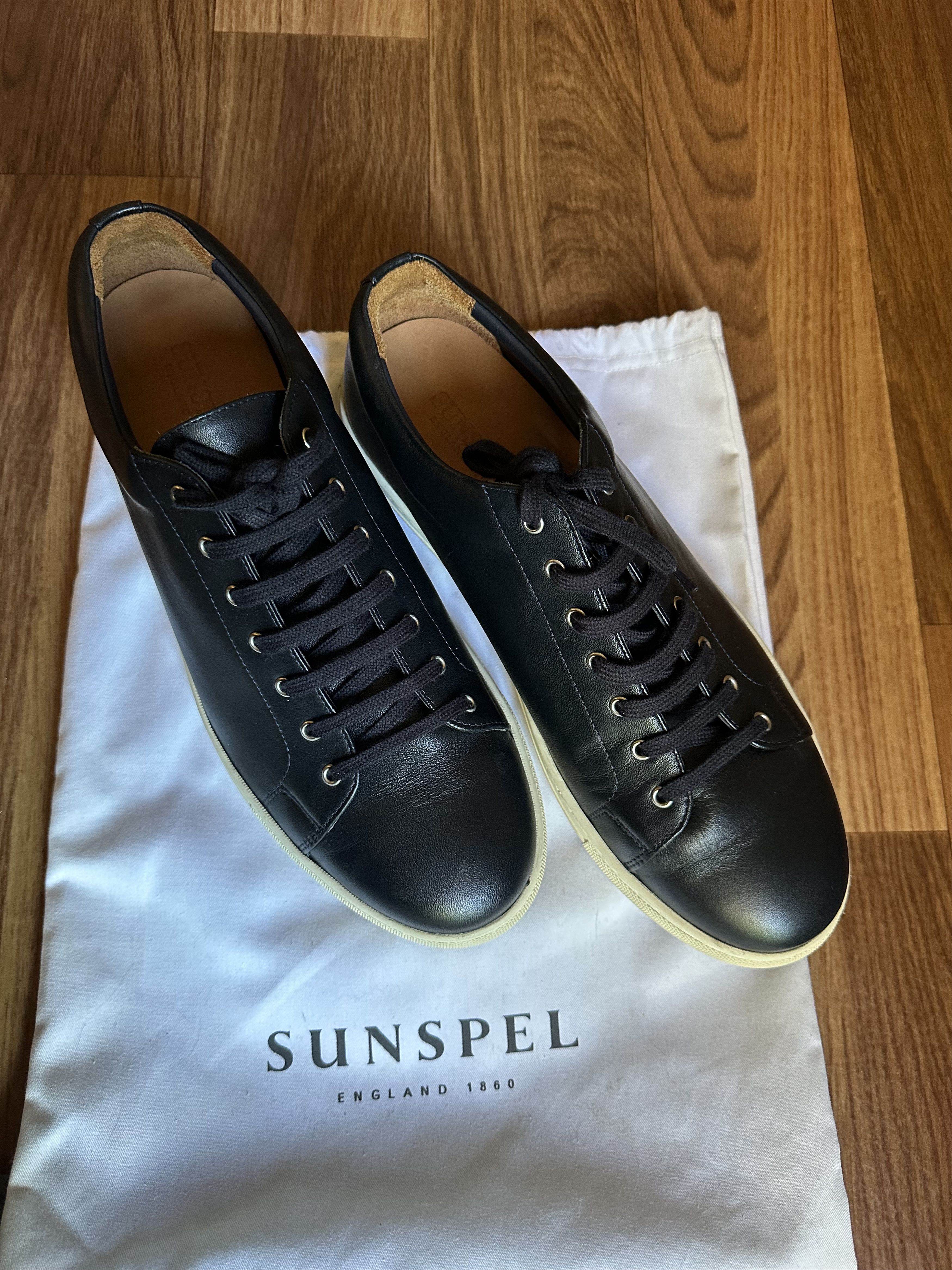 Sunspel Leather Tennis Shoe Size US 11 / EU 44 - 1 Thumbnail