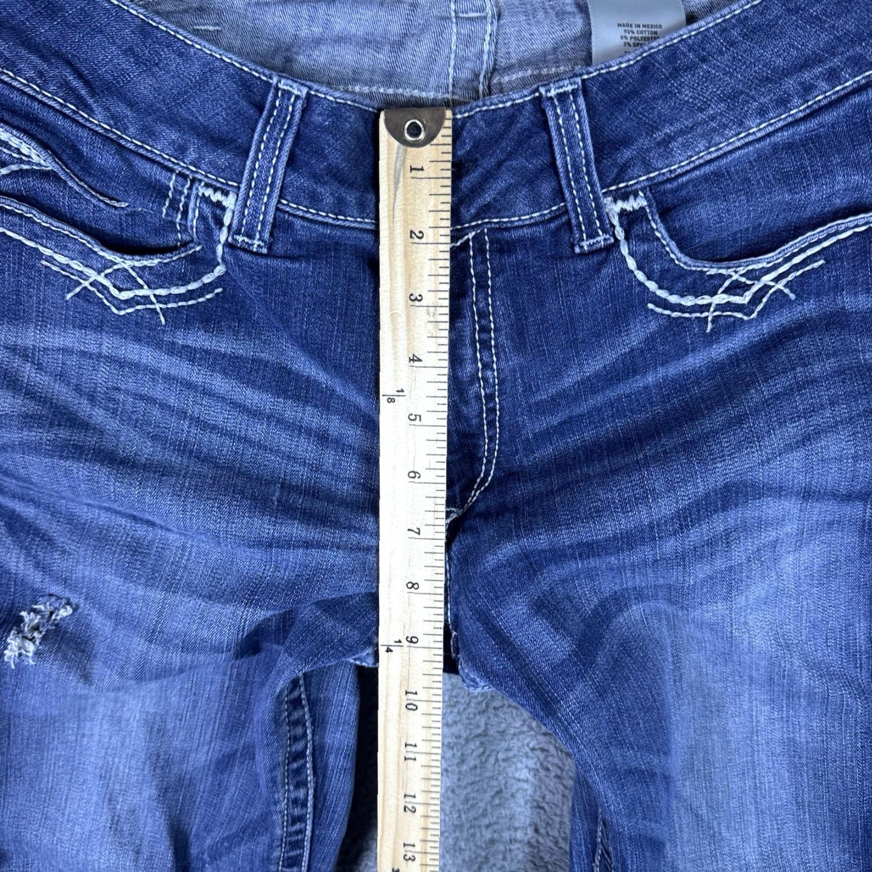 Ariat Ariat Jeans Womens 32x32 Marine Entwined Bootcut Real Denim Whipstitch Whisker Size 24" / US 00 / IT 34 - 6 Thumbnail