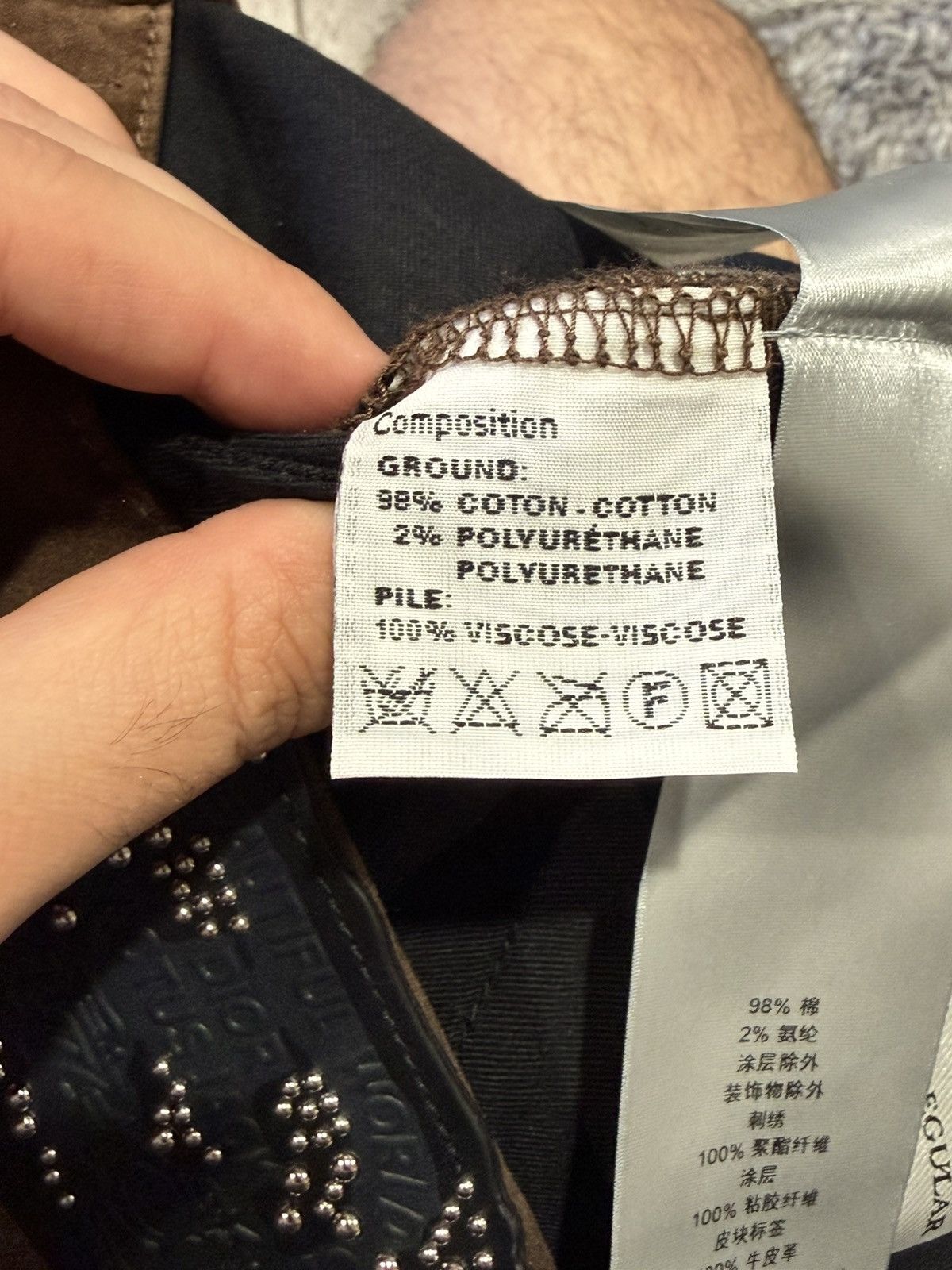 Dior × Travis Scott Dior Cactus Jack Brown Suede Pants Size US 34 / EU 50 - 11 Thumbnail