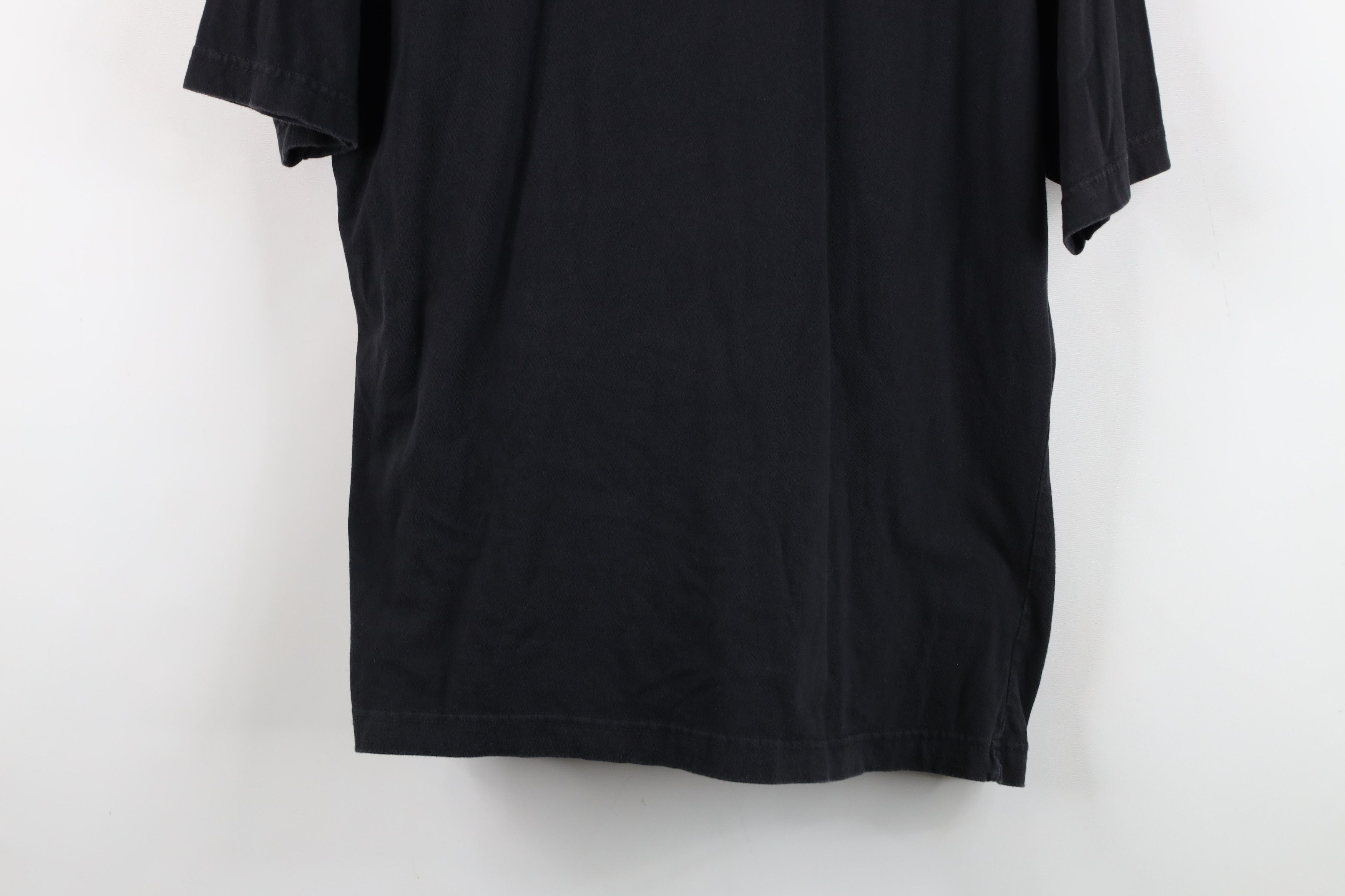 Vintage Vintage 90s Streetwear Blank Cotton Henley T-Shirt Black Size US L / EU 52-54 / 3 - 3 Thumbnail