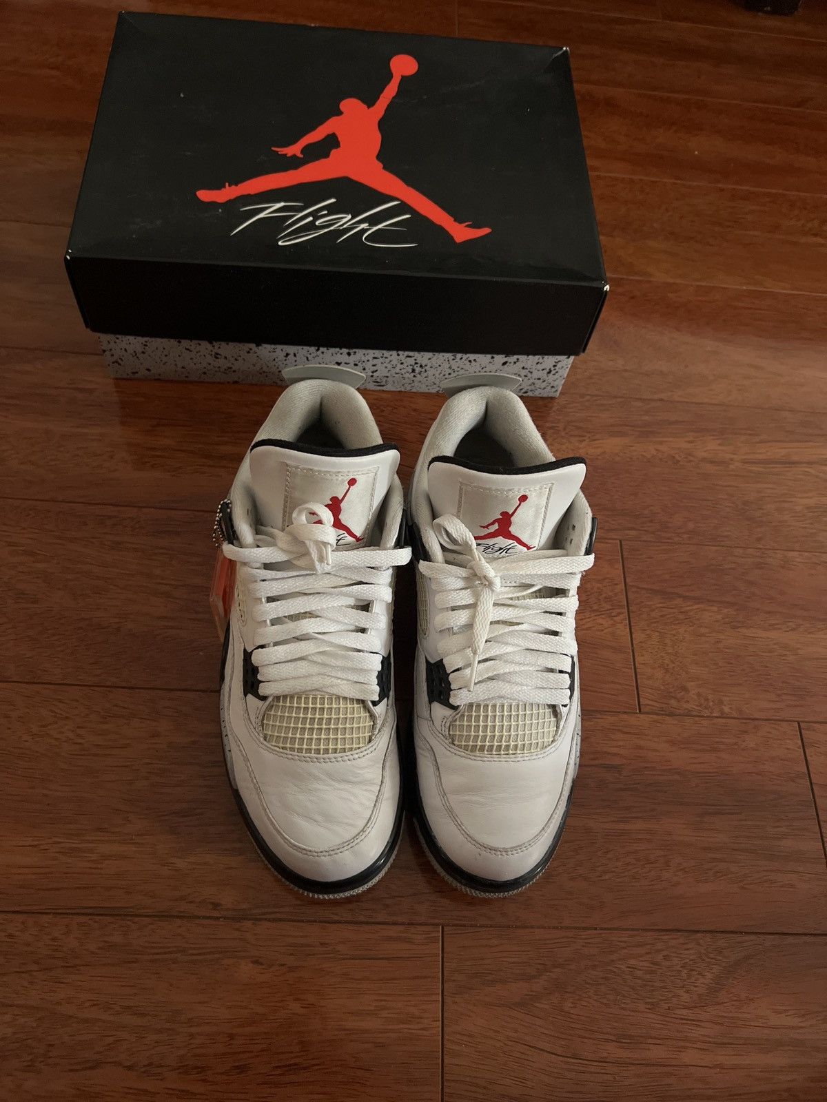 Jordan Brand Jordan Retro 4 White Cement Size US 8.5 / EU 41-42 - 3 Thumbnail