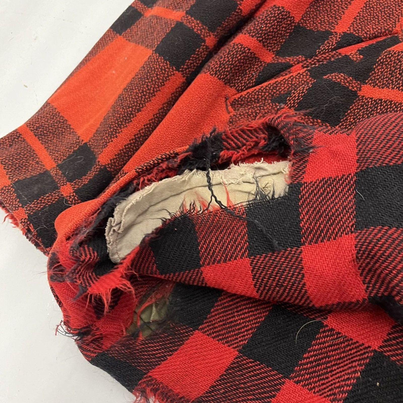 Other Vintage 40s Sportclad Red/Black Buffalo Check Wool Coat Size US XXL / EU 58 / 5 - 3 Thumbnail