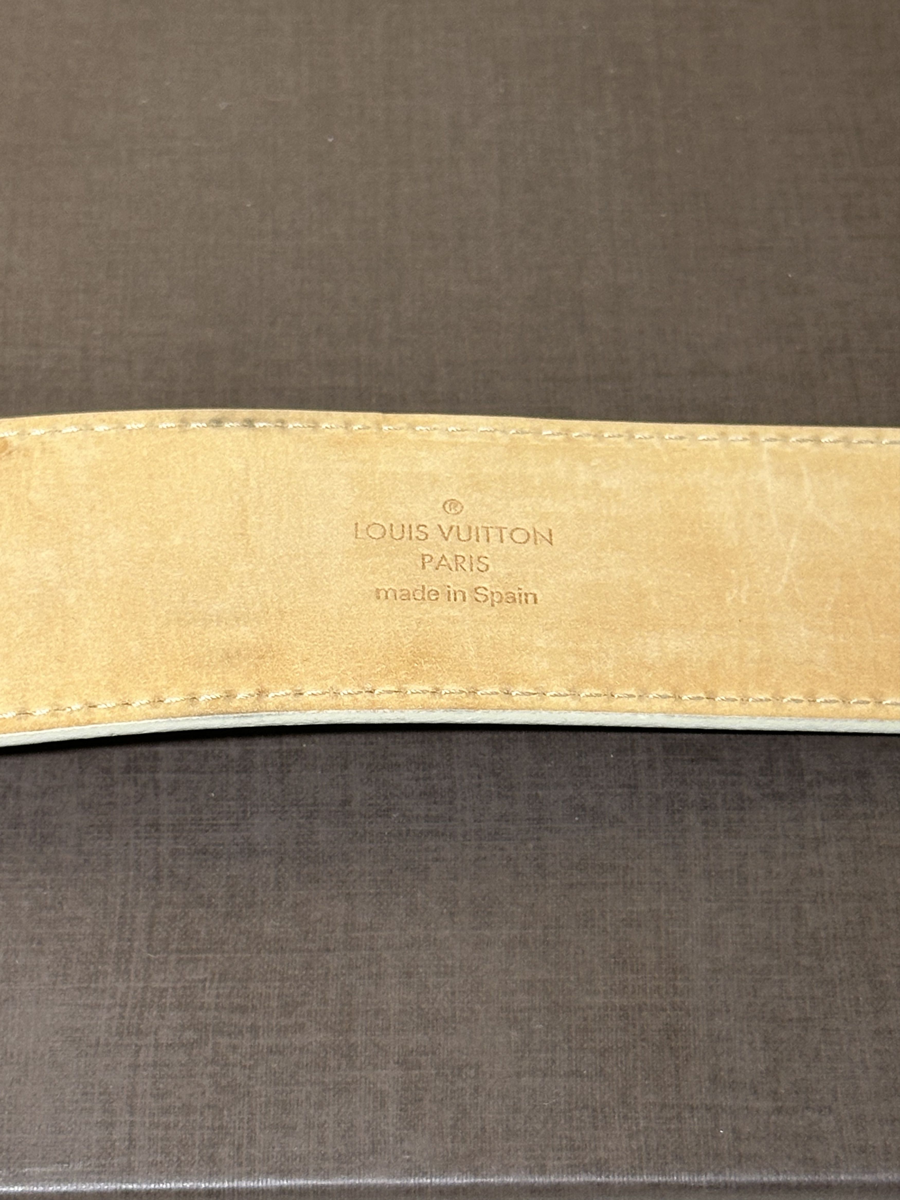 Louis Vuitton Louis Vuitton Belt White Size 28 - 6 Thumbnail