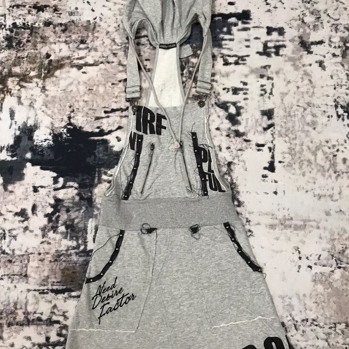 Japanese Brand Ghost of Halem Long Dress Punker Tank Top Hoodie Size XS / US 0-2 / IT 36-38 - 4 Thumbnail