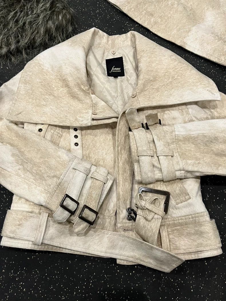 Yohji Yamamoto Vintage Tornado Mart Faux Fur Hooded Coat-2506 Size M / US 6-8 / IT 42-44 - 6 Thumbnail