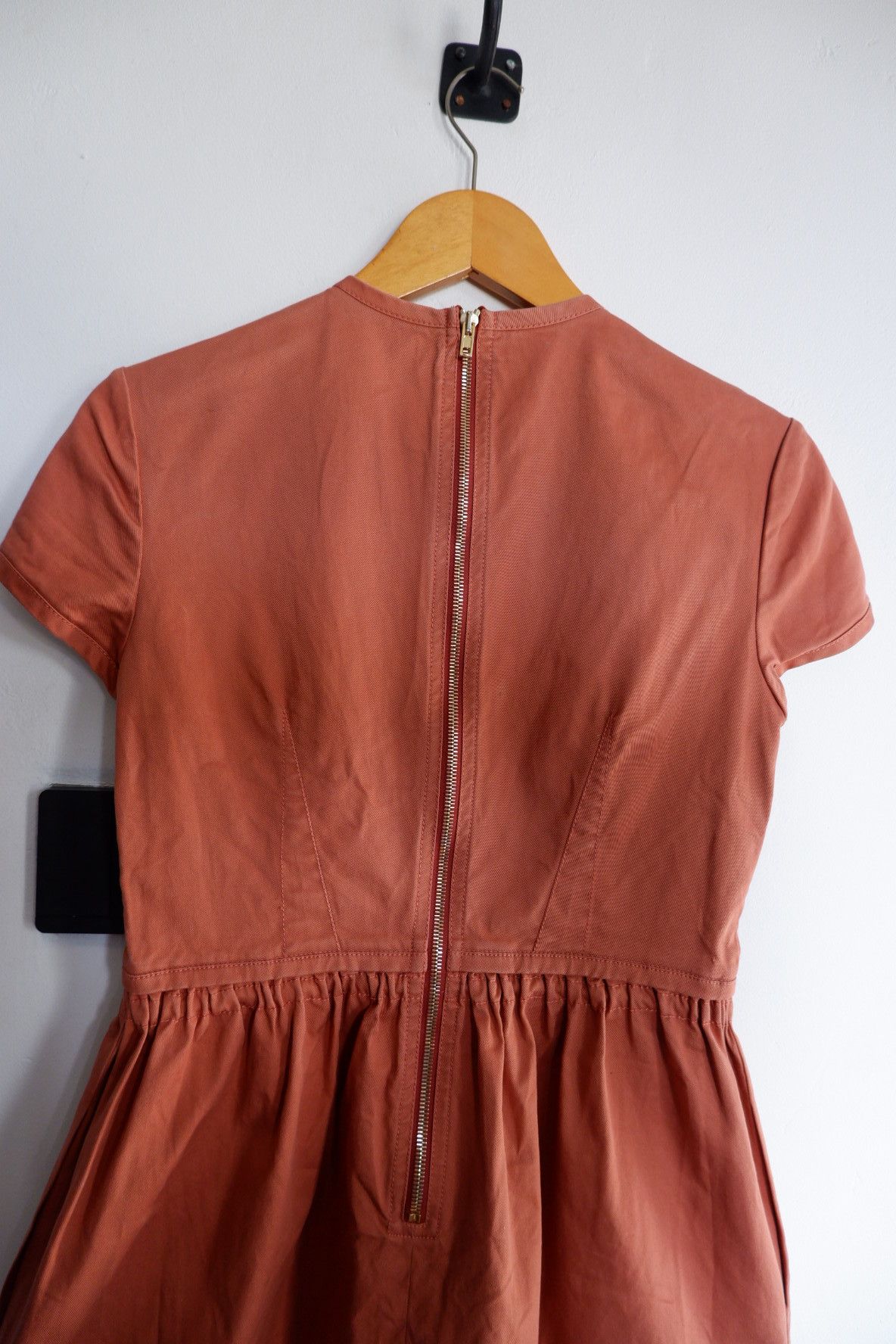 Miu Miu 2020 Miu Miu Cotton Twill Midi Dress Size M / US 6-8 / IT 42-44 - 3 Thumbnail