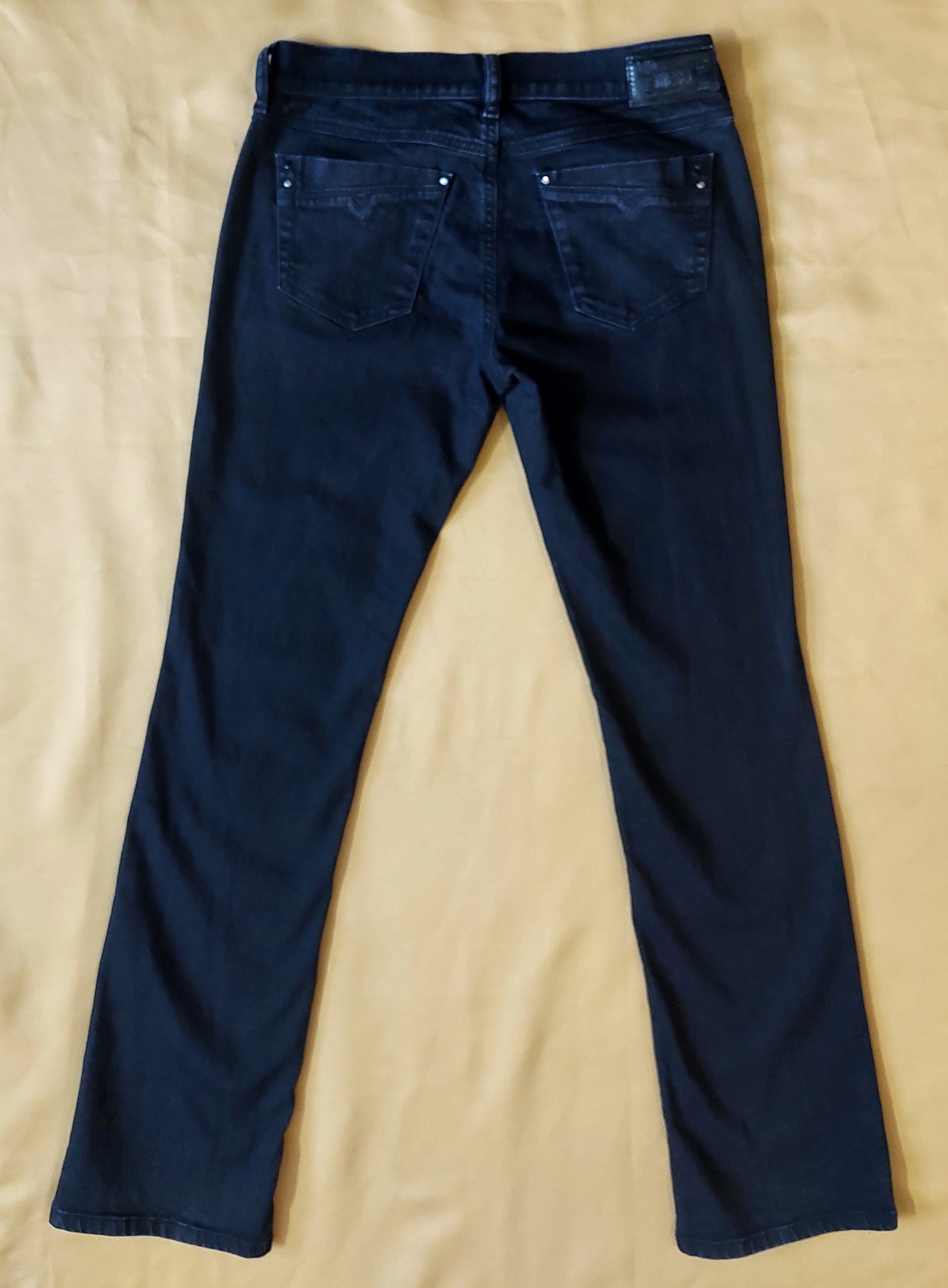 Diesel Diesel Ronhoir W28 L32 Women's Black Bootcut Stretch Jeans Size 28" / US 6 / IT 42 - 4 Thumbnail