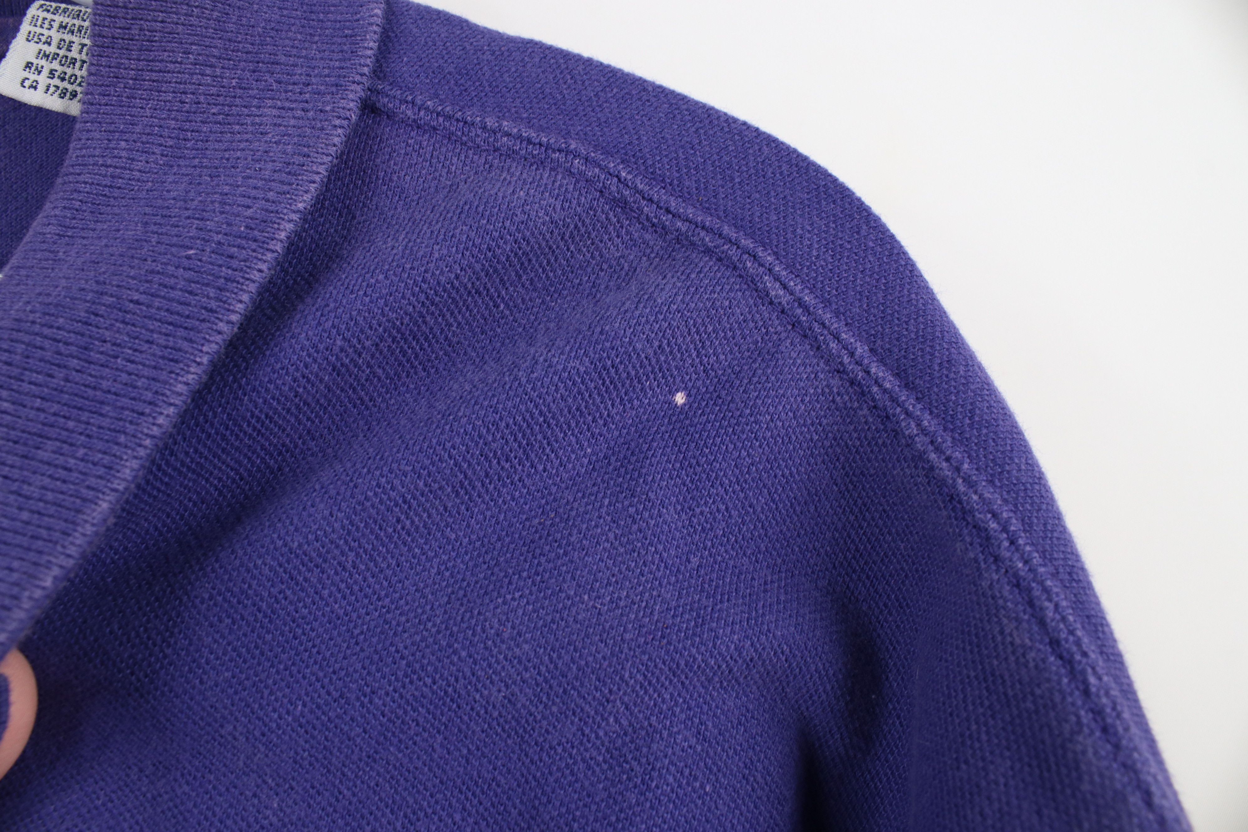 Gap × Vintage Vintage 90s Gap Baggy Fit Collared Polo Shirt Purple Cotton Size US XL / EU 56 / 4 - 6 Thumbnail