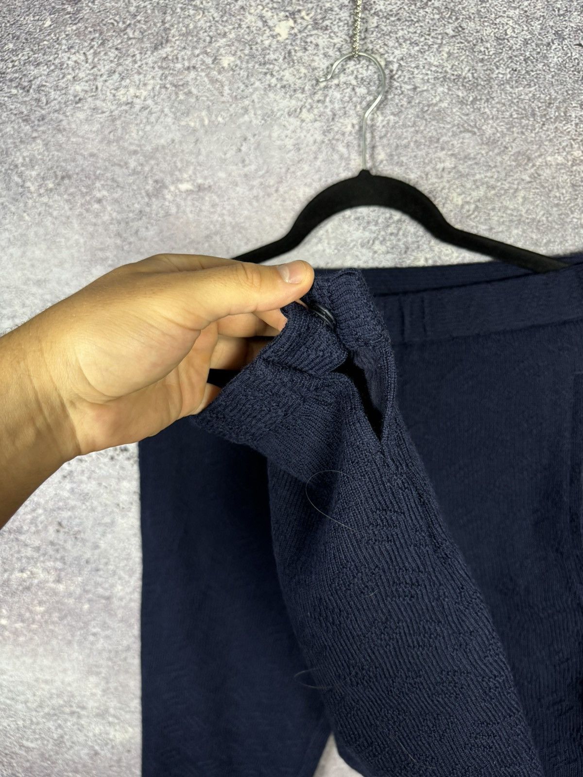 Emporio Armani Emporio Armani Women’s Blue Double Knit Lana Wool Suits Size M / US 6-8 / IT 42-44 - 22 Thumbnail