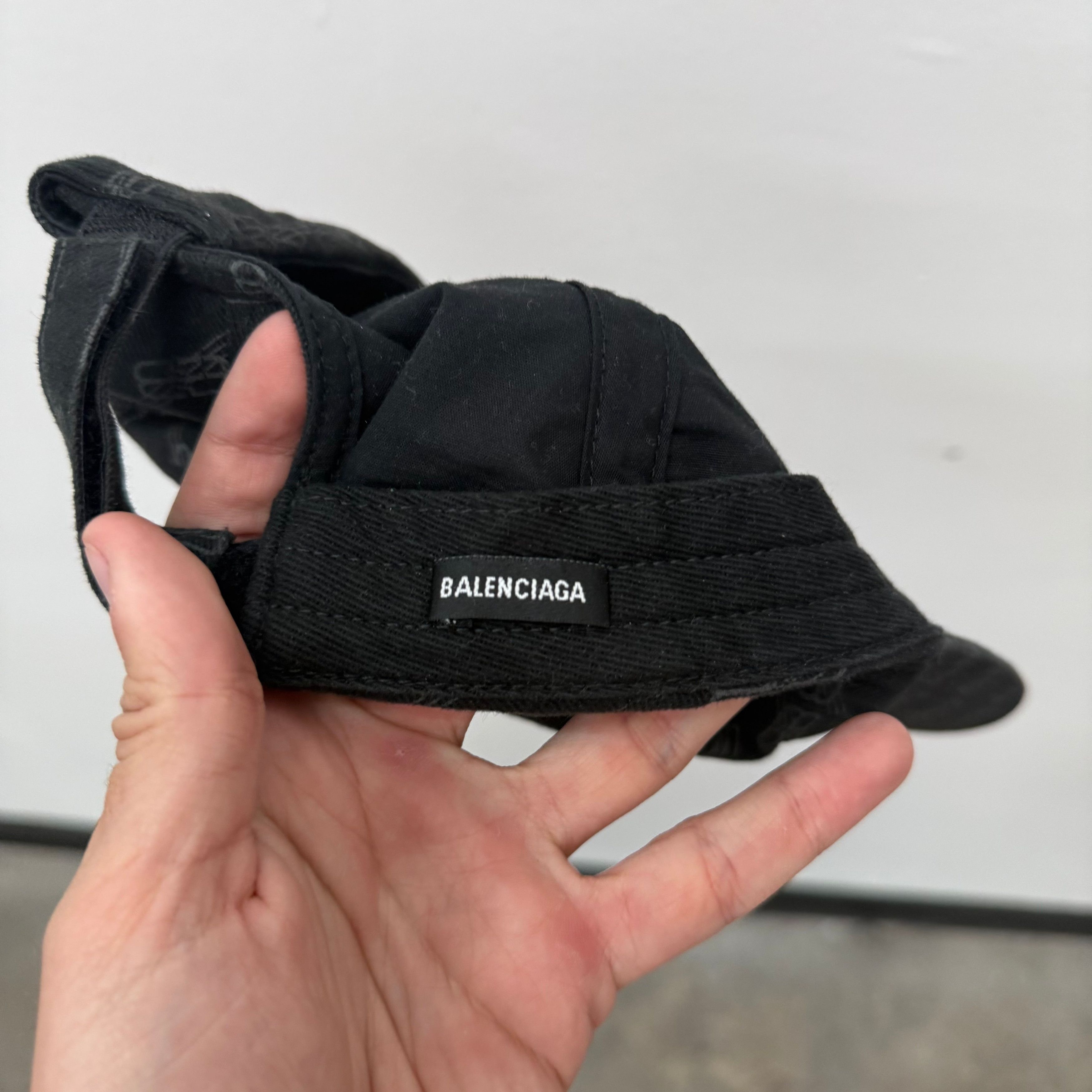 Balenciaga Balenciaga BB Monogram Hat Black Size ONE SIZE - 6 Thumbnail