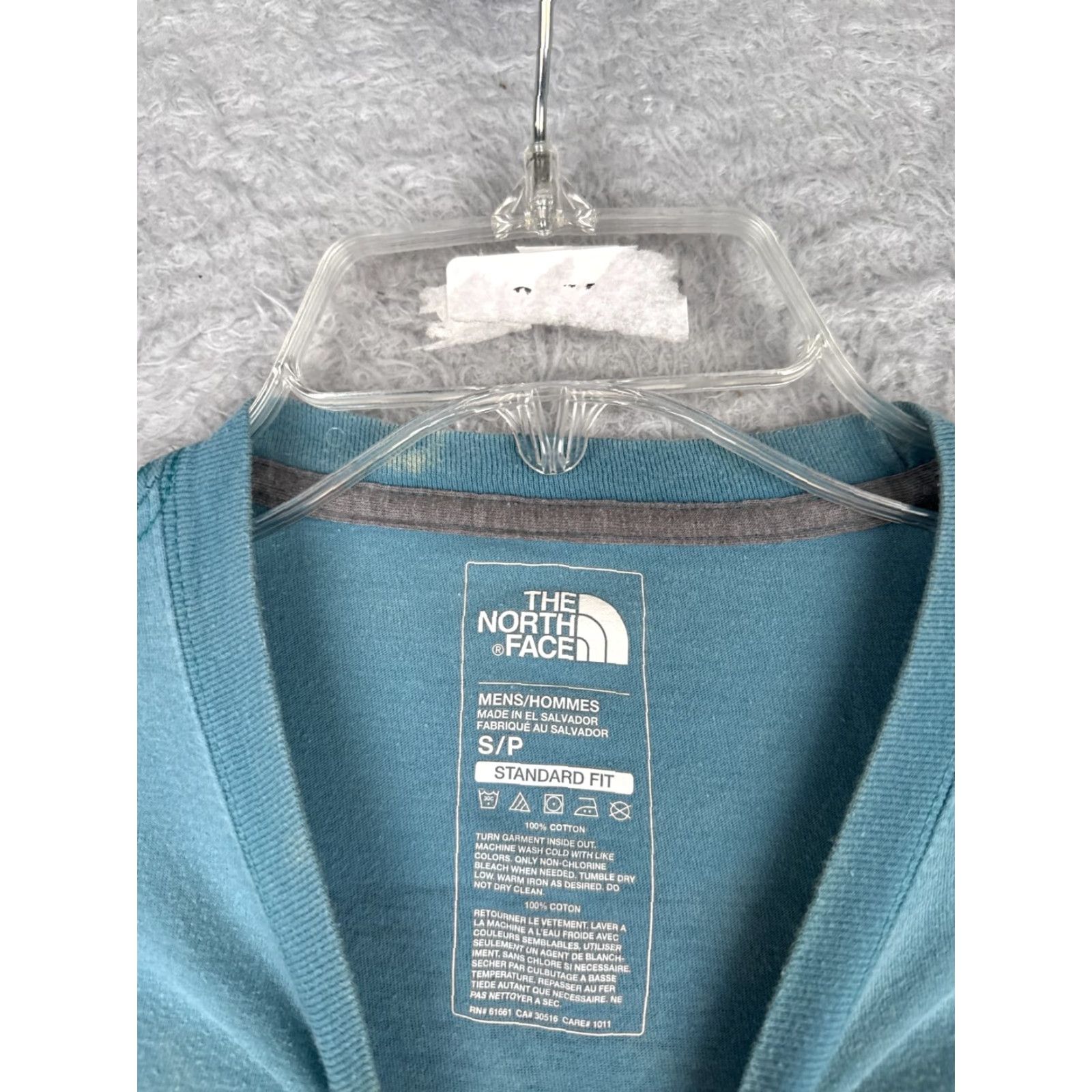 The North Face The North Face Shirt Men Small Blue Long Sleeve Crew Neck 100% Cotton Hike Size US S / EU 44-46 / 1 - 7 Thumbnail