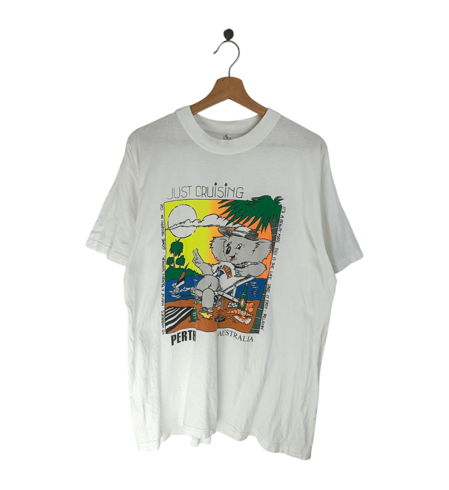 The Australian Outback Collection VINTAGE 90'S PERTH AUSTRALIA JUST CRUISING KOALA DOWN UNDER Size US L / EU 52-54 / 3 - 1 Thumbnail