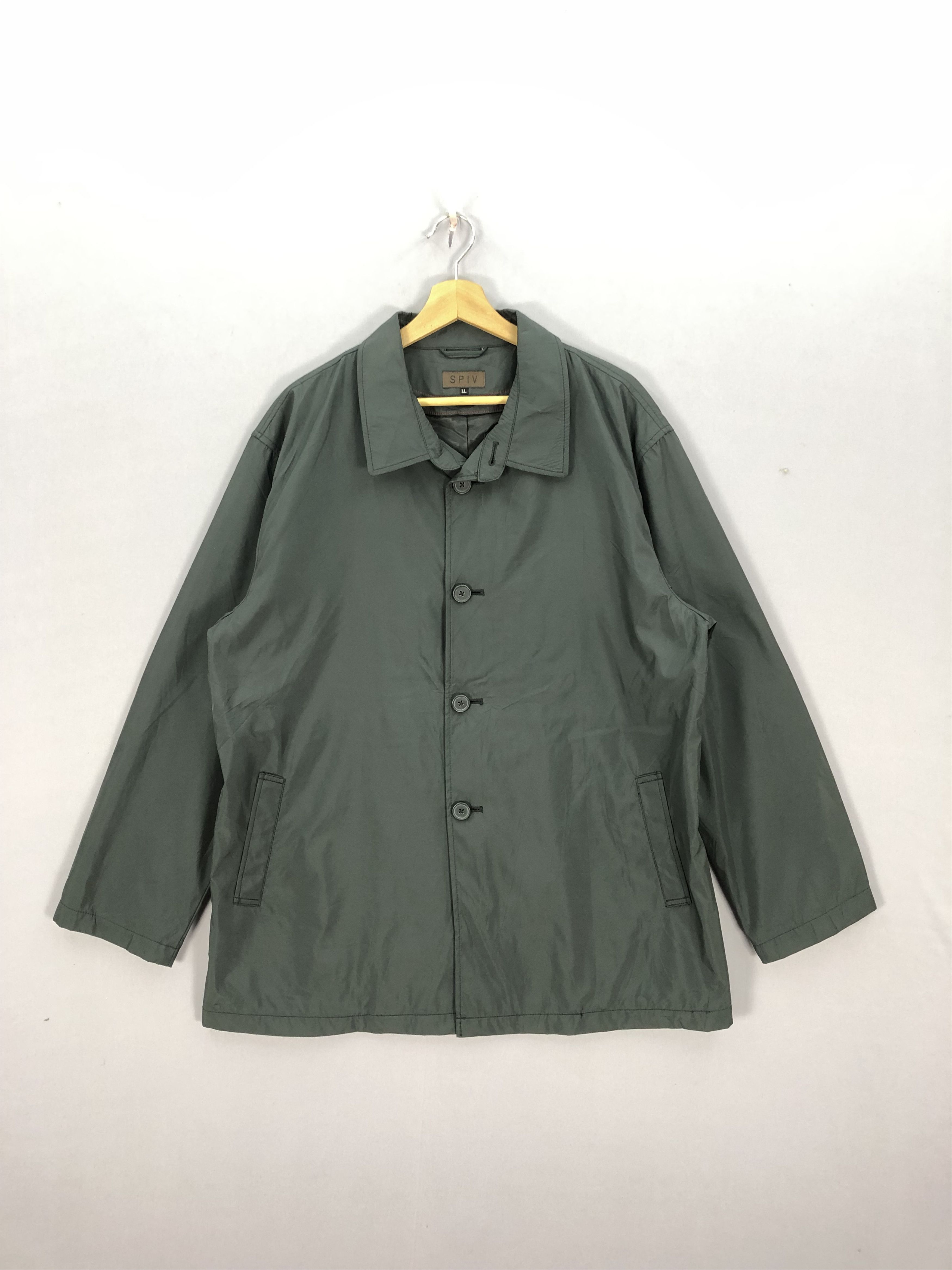 Japanese Brand Vintage Y2K SPIV Japanese Trench Logn Jackets Size L / US 10 / IT 46 - 1 Thumbnail