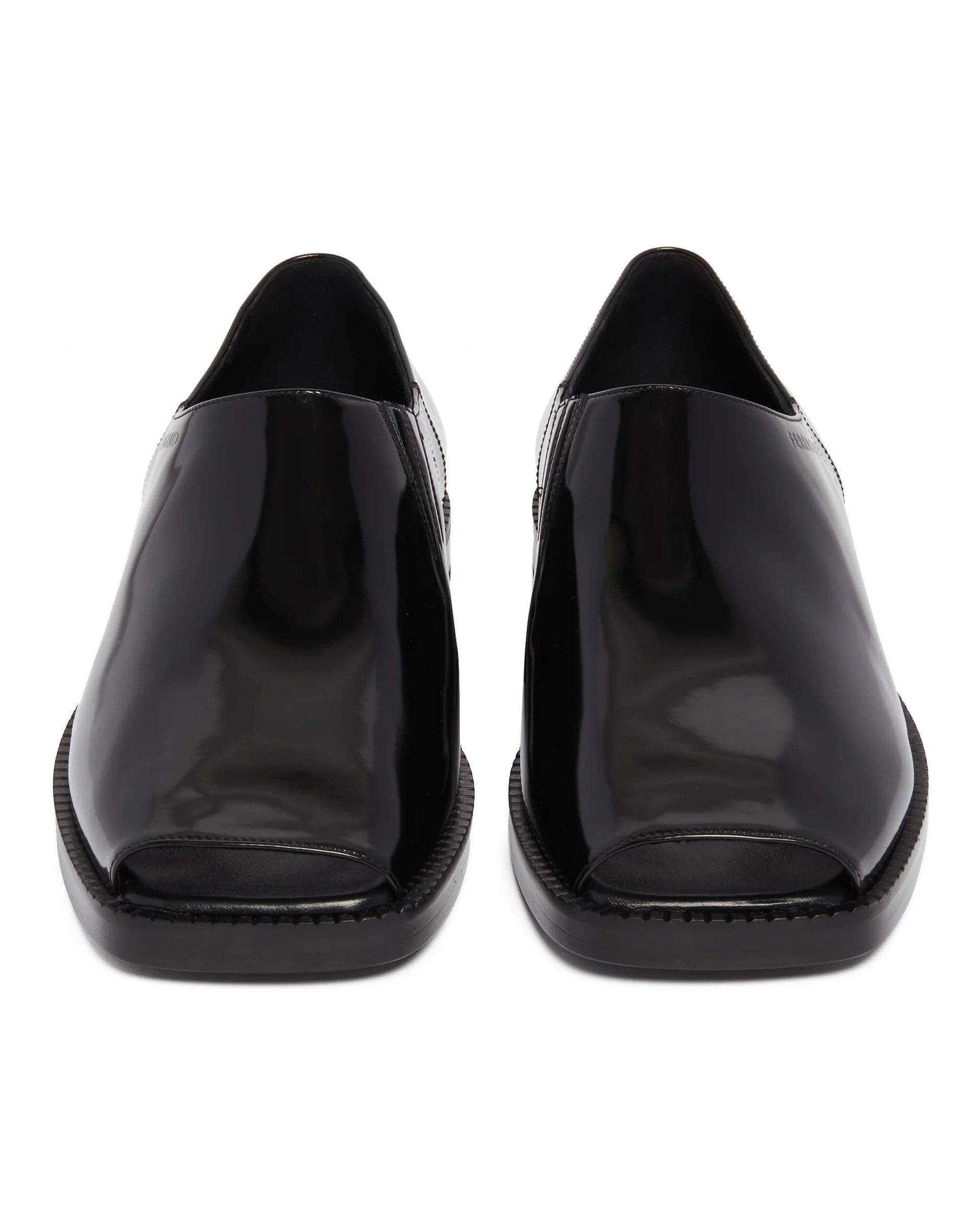 Salvatore Ferragamo o1s1rm0924 Open-toe Loafers in Black Size US 10 / EU 43 - 3 Thumbnail