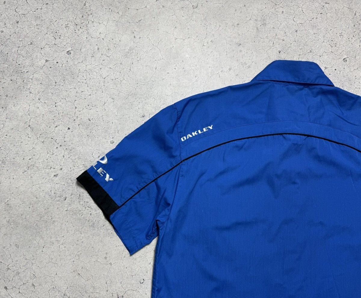 Oakley Vintage Oakley Big Logo Short Sleeve Button Shirt Size US M / EU 48-50 / 2 - 12 Thumbnail