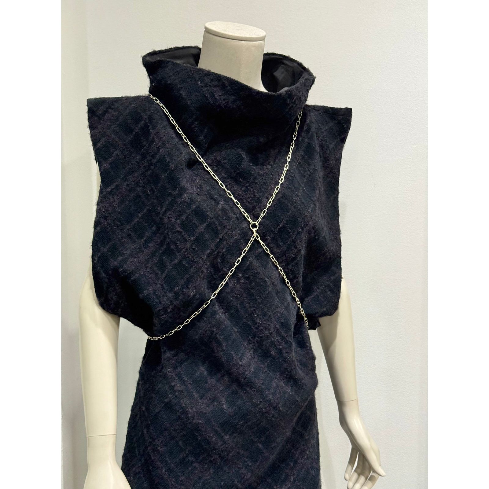 Maison Margiela A/W2001 Maison Margiela dress with harness bondage chain Size M / US 6-8 / IT 42-44 - 4 Thumbnail