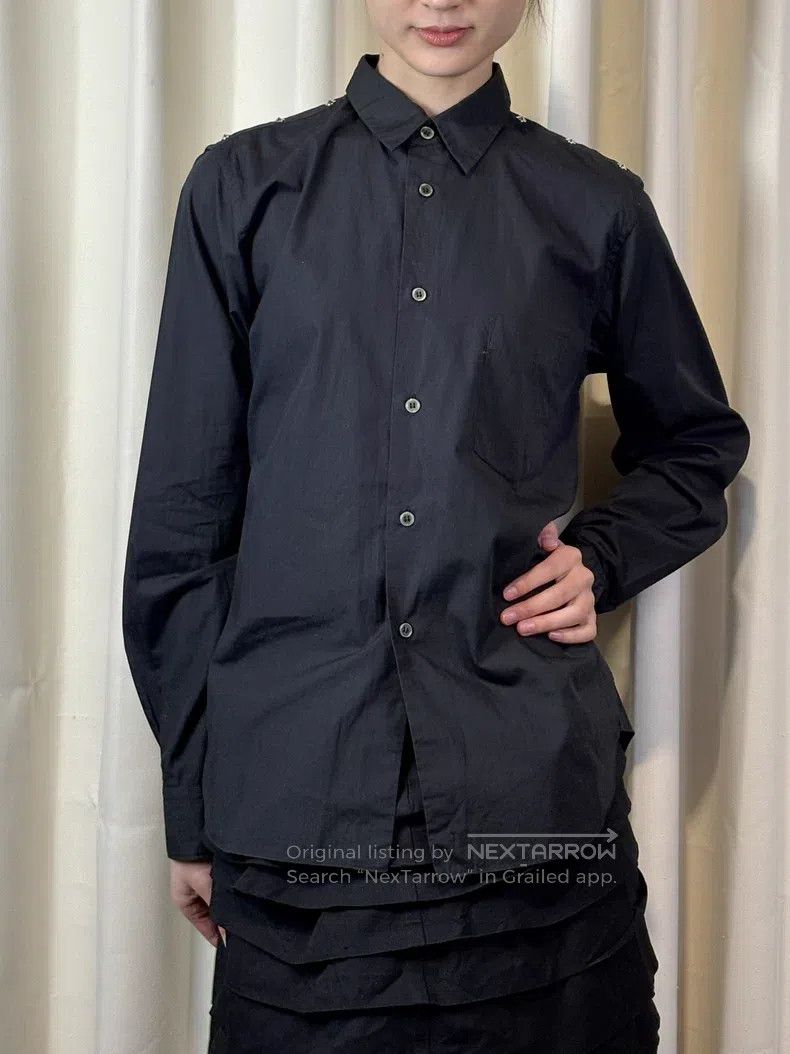 Comme des Garcons Comme Des Garcons Dark Knight Stud Black Shirt Size M / US 6-8 / IT 42-44 - 4 Thumbnail