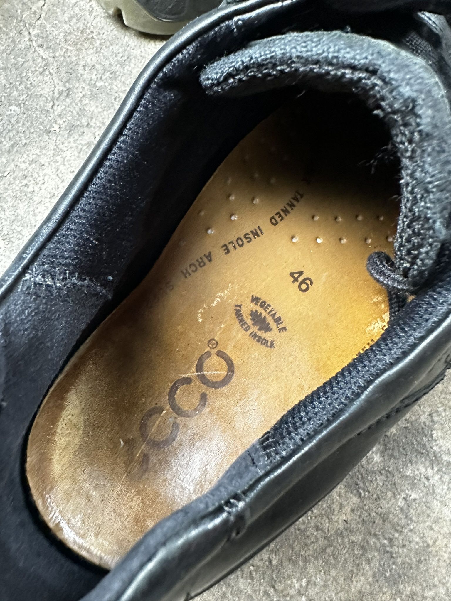 Ecco Vintage Ecco Chunky Avant Garde Leather Loafers Boots Size US 12.5 / EU 45-46 - 10 Thumbnail