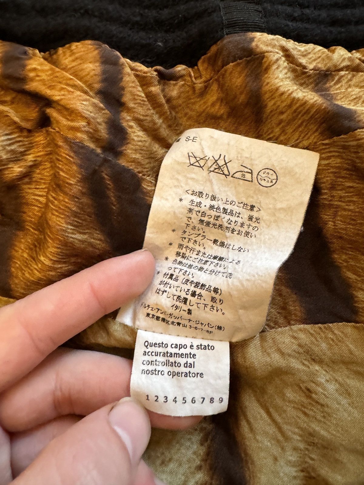 Dolce & Gabbana × Vintage Dolce&Gabbana Vintage 90s Velvet Blazer Jacket Leopard Rare! Size M / US 6-8 / IT 42-44 - 11 Thumbnail