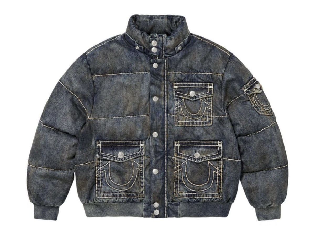Supreme Supreme true religion distressed puffer Size US L / EU 52-54 / 3 - 4 Thumbnail