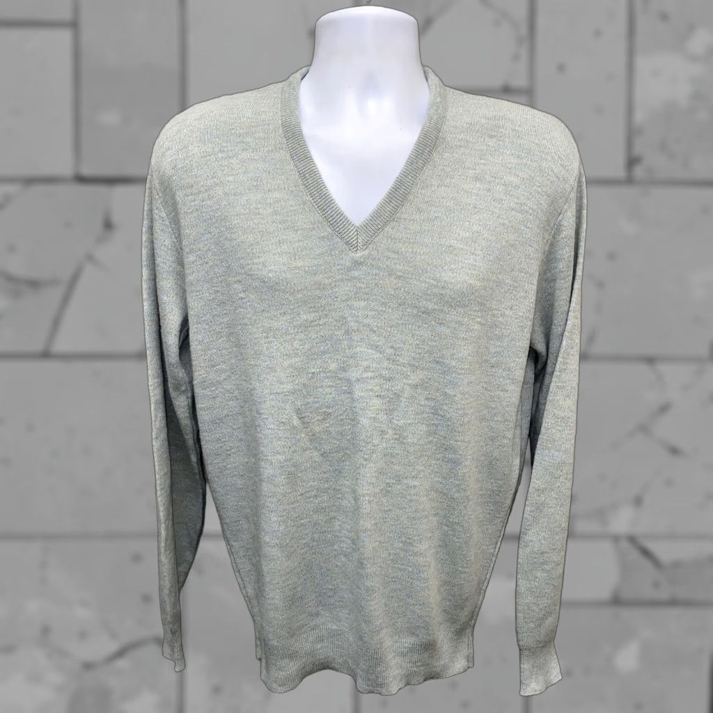 Vintage Robert Bruce Mens Light Green SHELBY V-Neck Acrylic USA Made Sweater L Size Size US L / EU 52-54 / 3 - 1 Thumbnail
