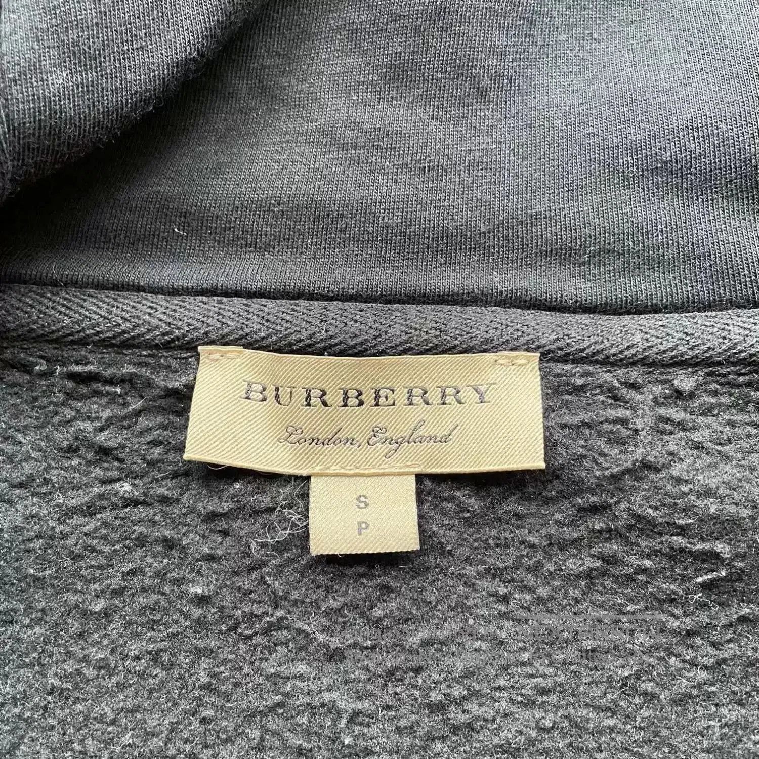 Burberry black burberry logo embroidered hoodie for men. Size US S / EU 44-46 / 1 - 4 Thumbnail