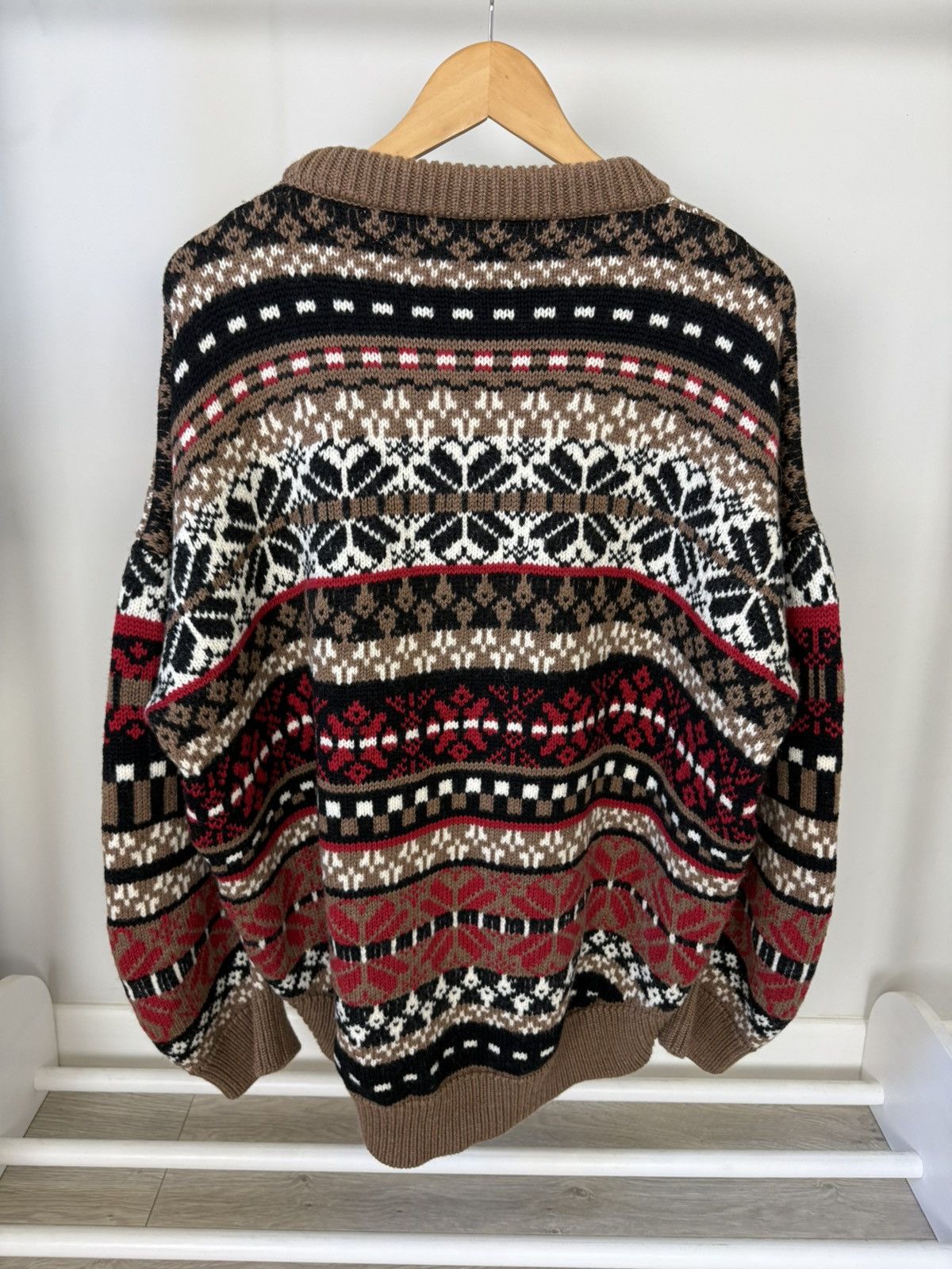 Martine Rose Martine Rose AW22 Merino Wool Fair Isle Knit Sweater Size US L / EU 52-54 / 3 - 5 Thumbnail