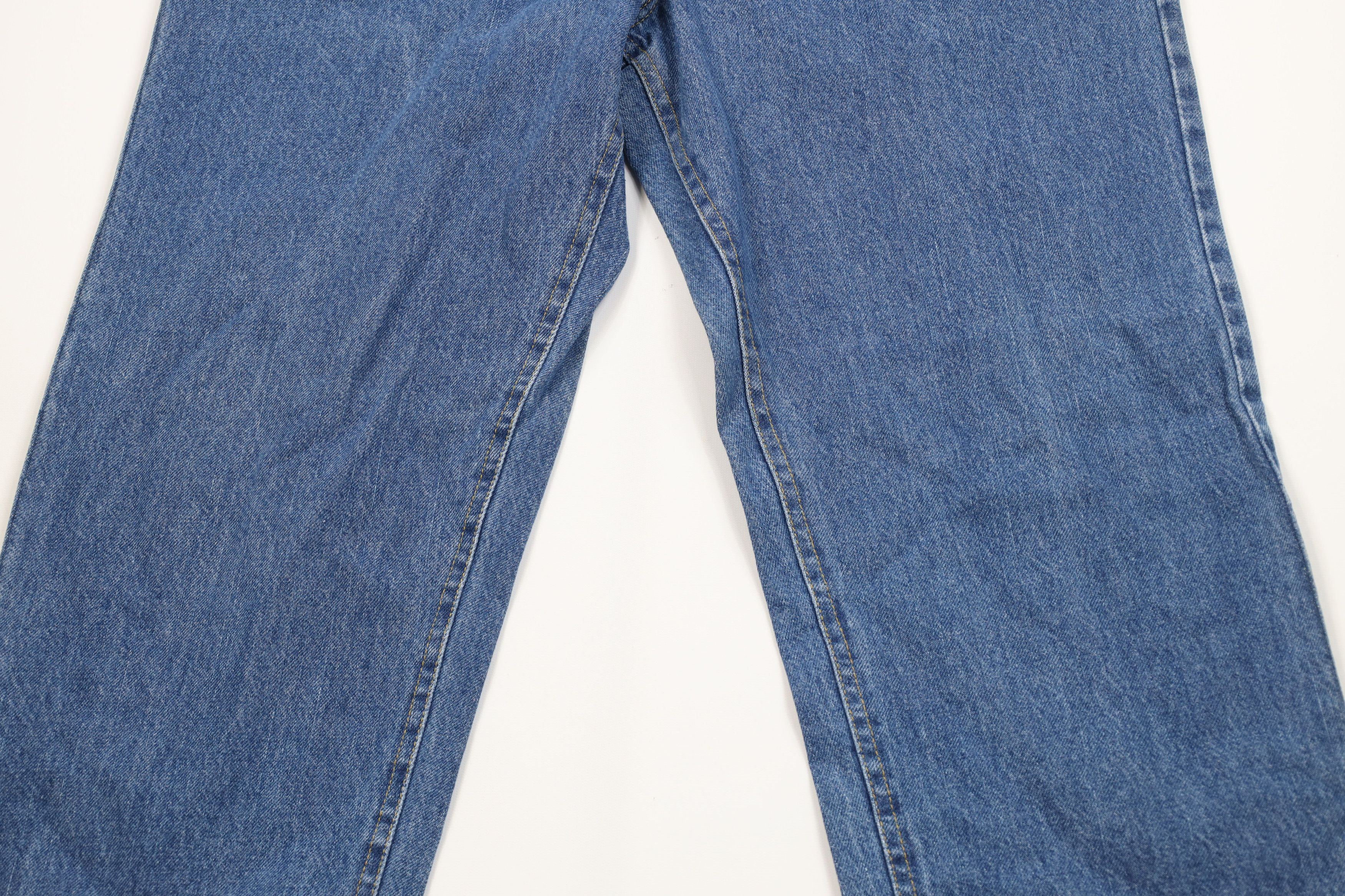 Lee Vintage 90s Lee Straight Leg Denim Jeans Blue Cotton Size US 38 / EU 54 - 3 Thumbnail