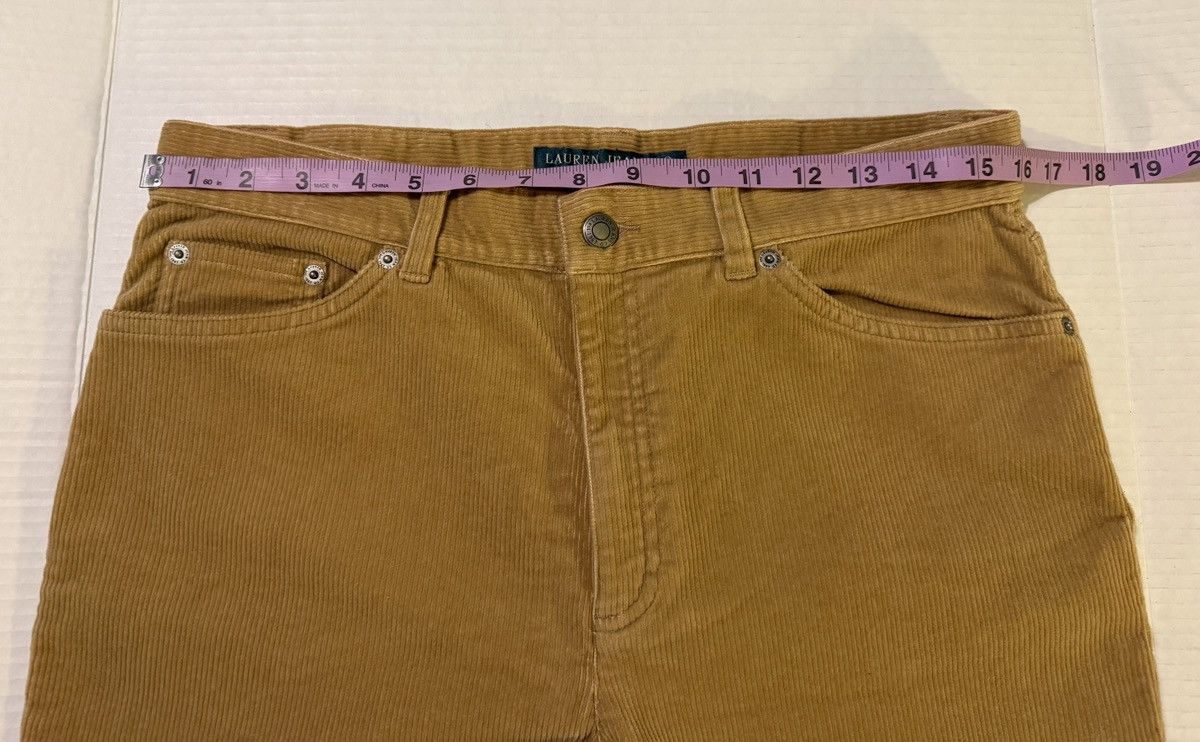 Lauren Ralph Lauren Lauren Jeans Co Ralph Lauren Camel Flare Leg Corduroy Pants Size 32" / US 10 / IT 46 - 9 Thumbnail