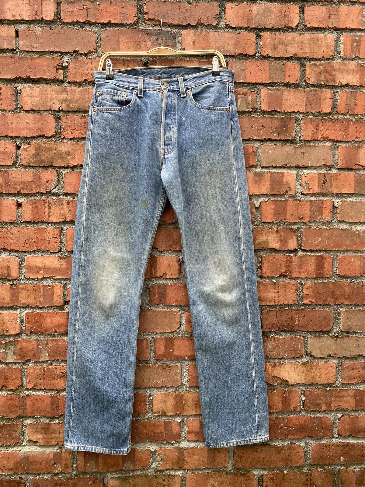 Levi's × Levi's Vintage Clothing × Vintage size 31x32 vintage levi's 501 90s made in USA Size US 31 - 1 Thumbnail