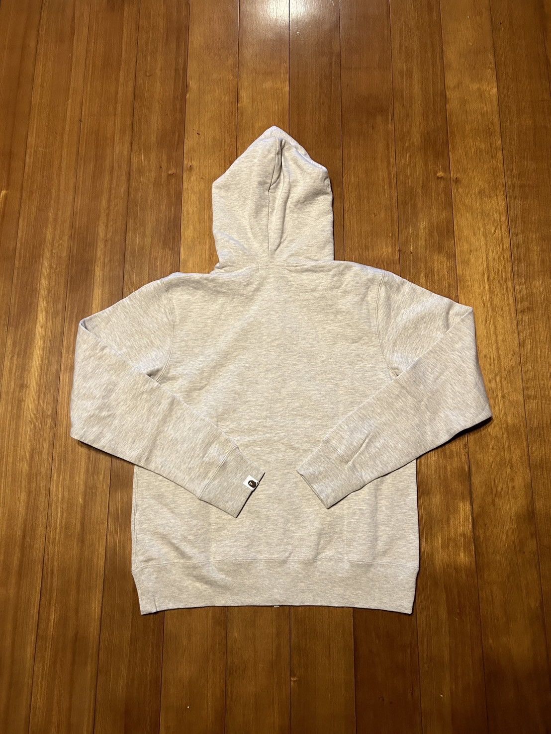 Bape Bape Gray Ivory Baby Milo College Zip Hoodie Size US L / EU 52-54 / 3 - 2 Thumbnail
