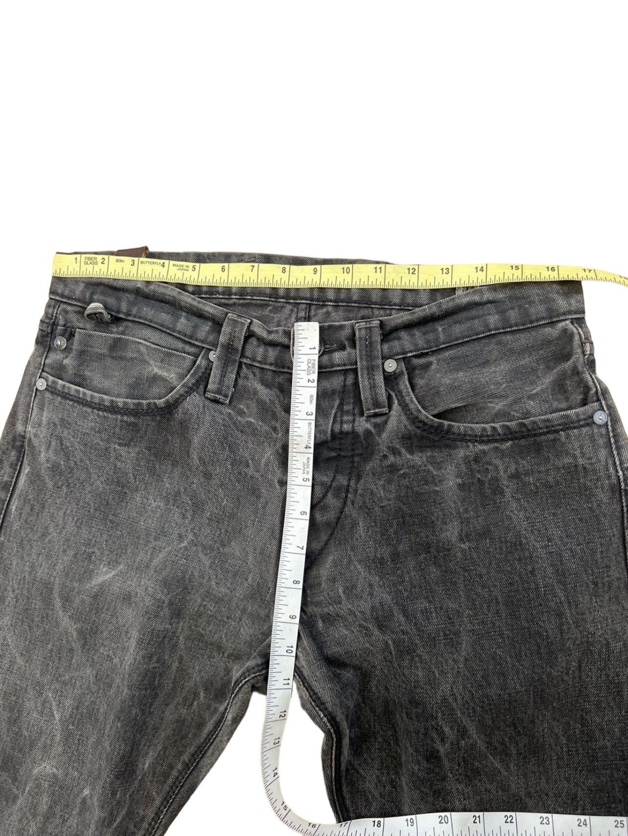 MATiAS MATIAS Los Angeles Fade Black Waxed Denim Selvedge Jeans Size US 32 / EU 48 - 3 Thumbnail