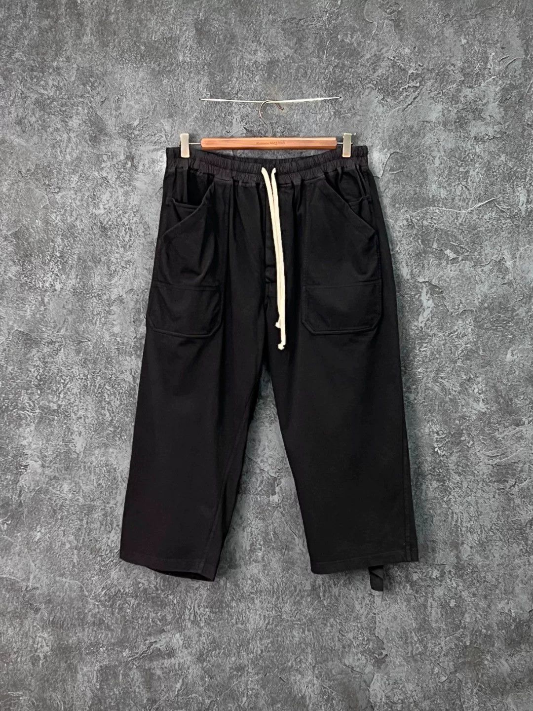 Rick Owens Rick Owens Casual Cotton Black Casual Pants 32 Men Size US 32 / EU 48 - 1 Thumbnail