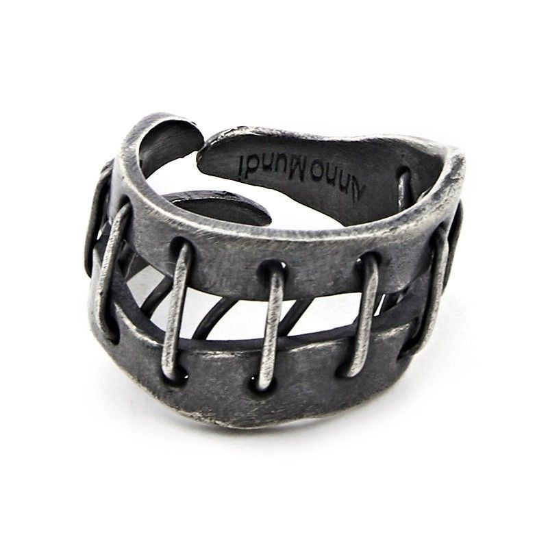 Jewelry Dark Jewelry Rings Open Size Chrome Ring (Size 7-13) Size ONE SIZE - 3 Thumbnail