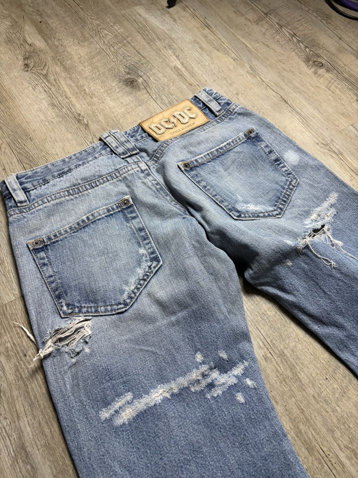Dsquared2 2005 DSquared2 Fucker Baggy distressed Denim Jeans Italy Size US 30 / EU 46 - 6 Thumbnail
