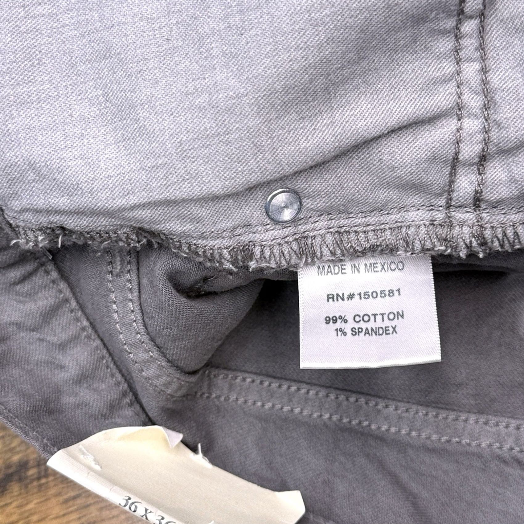 Flag & Anthem Flag And Anthem Brunswick Straight Jeans Mens 36x36 Gray Overdye New Size US 36 / EU 52 - 6 Thumbnail