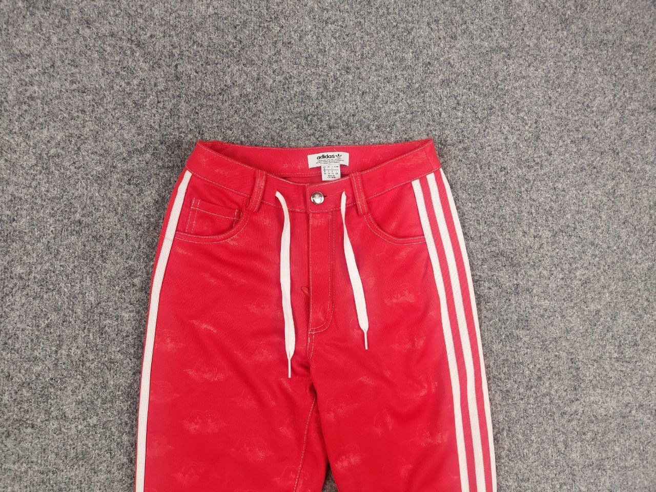 Adidas Adidas Originals x Fiorucci Retro 3-Stripe Red Track Pants Size 30" / US 8 / IT 44 - 6 Thumbnail